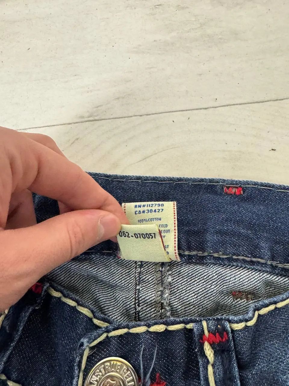 True Religion Vintage True Religion Denim Baggy Jeans 90s Y2K Size US 33 - 9 Thumbnail