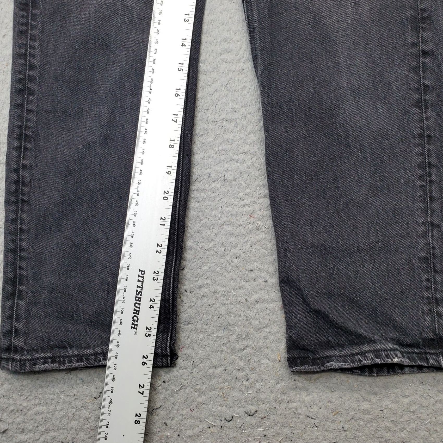 American Eagle Outfitters American Eagle Outfitters Jeans Womens 2 Black Denim Stretch High Rise Distressed Straight 5-Pocket Size 26" / US 2 / IT 38 - 4 Thumbnail