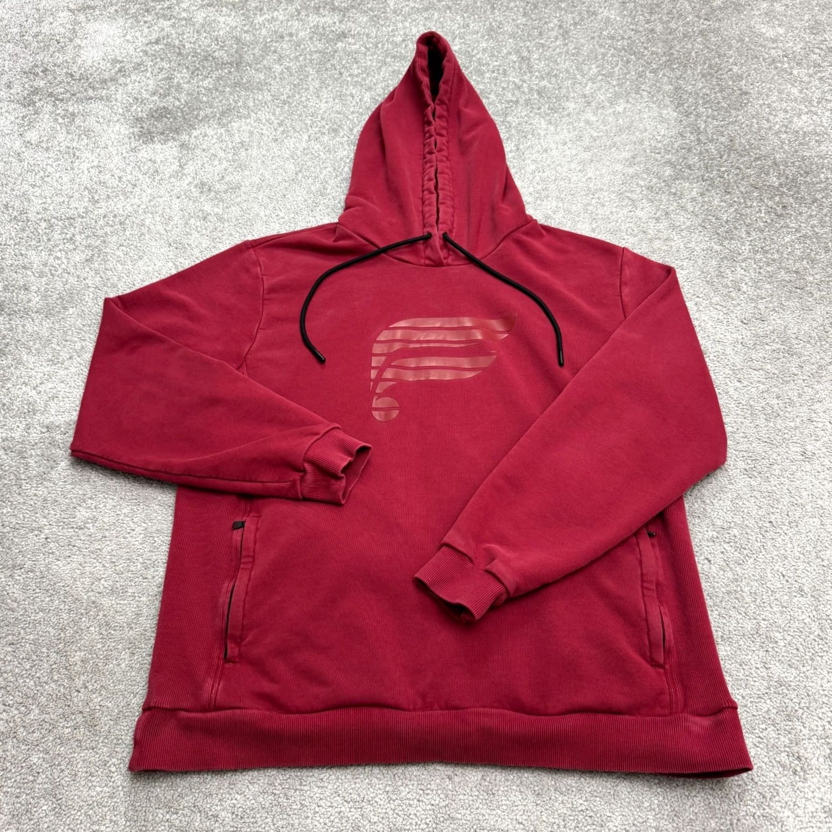 Fabletics Fabletics Courtside Hoodie Pullover Sweatshirt Men XL Red Pockets Logo Zip Hooded Size US XL / EU 56 / 4 - 2 Thumbnail
