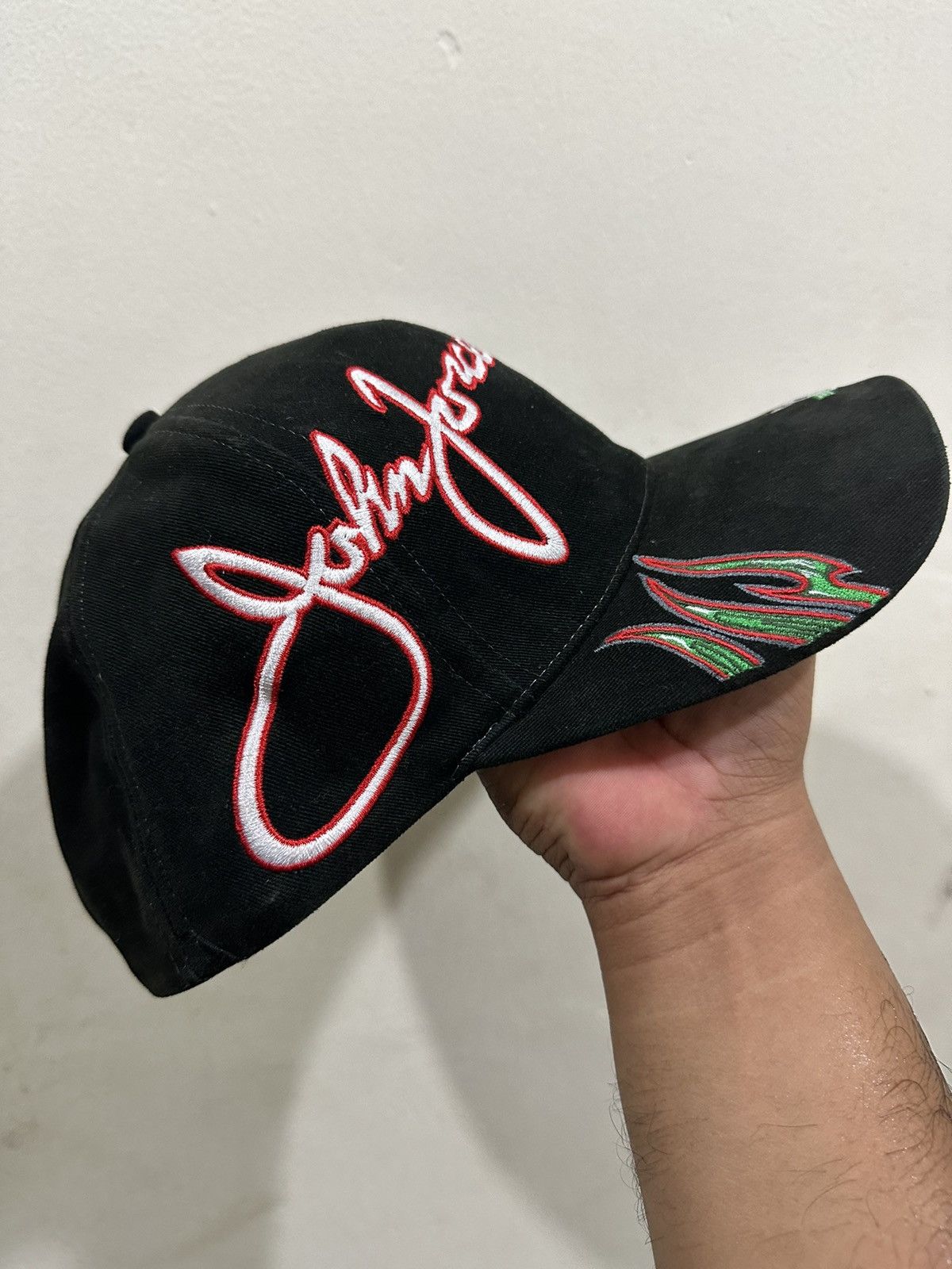 NASCAR VTG 90’s NHRA JOHN FORCE Snapback Size ONE SIZE - 7 Thumbnail