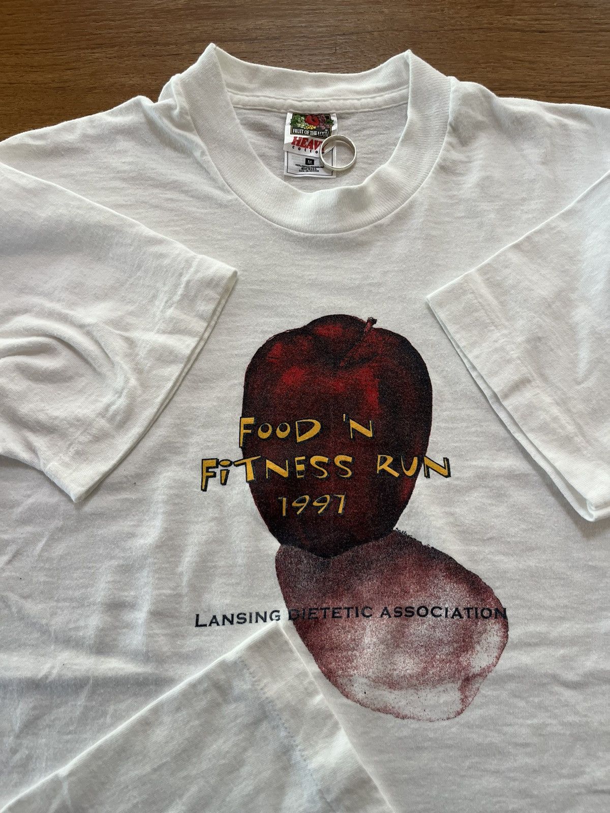 Vintage Vintage FOOD’N Fitness Run 1997’s festival Tshirt Size US M / EU 48-50 / 2 - 6 Thumbnail