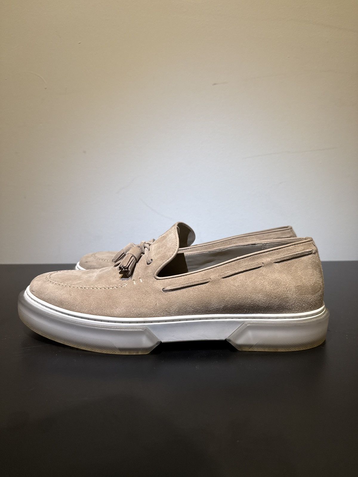 Hermes Hermes Suede Tassle Loafers Size US 11 / EU 44 - 1 Thumbnail