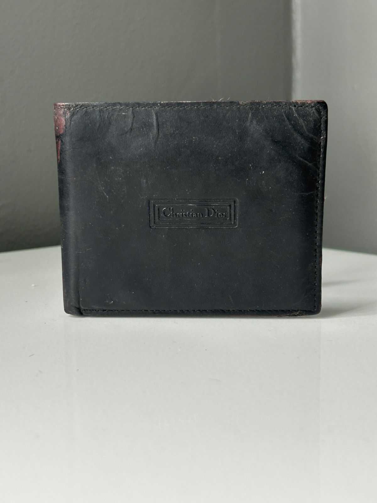 Dior Christian Dior Black Leather Bifold Wallet (project piece) Size ONE SIZE - 1 Thumbnail