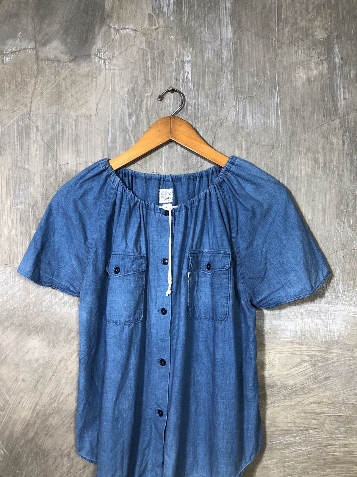 Orslow Orslow Button Up Women Blue Shirt Size S / US 4 / IT 40 - 2 Thumbnail