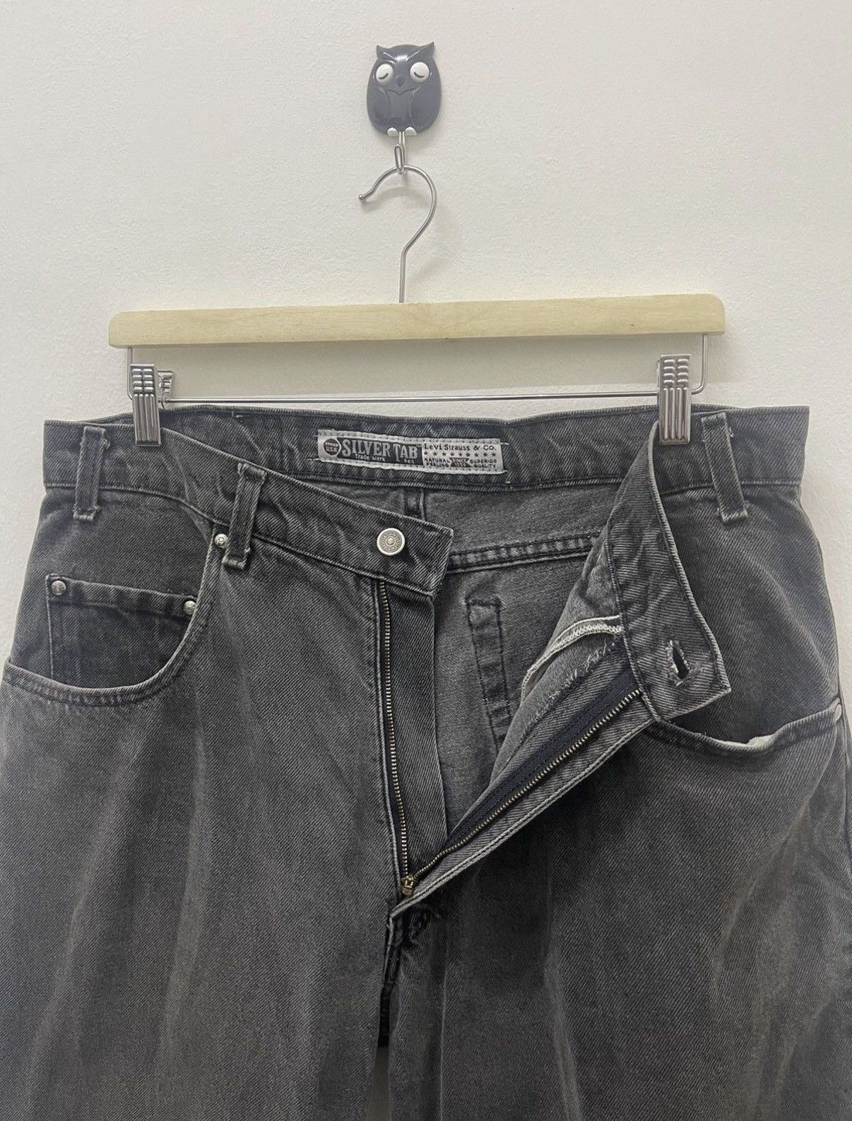 Levi's Rare 90s Vintage LEVIS SilverTab Made In Usa Jeans Size US 34 / EU 50 - 7 Thumbnail