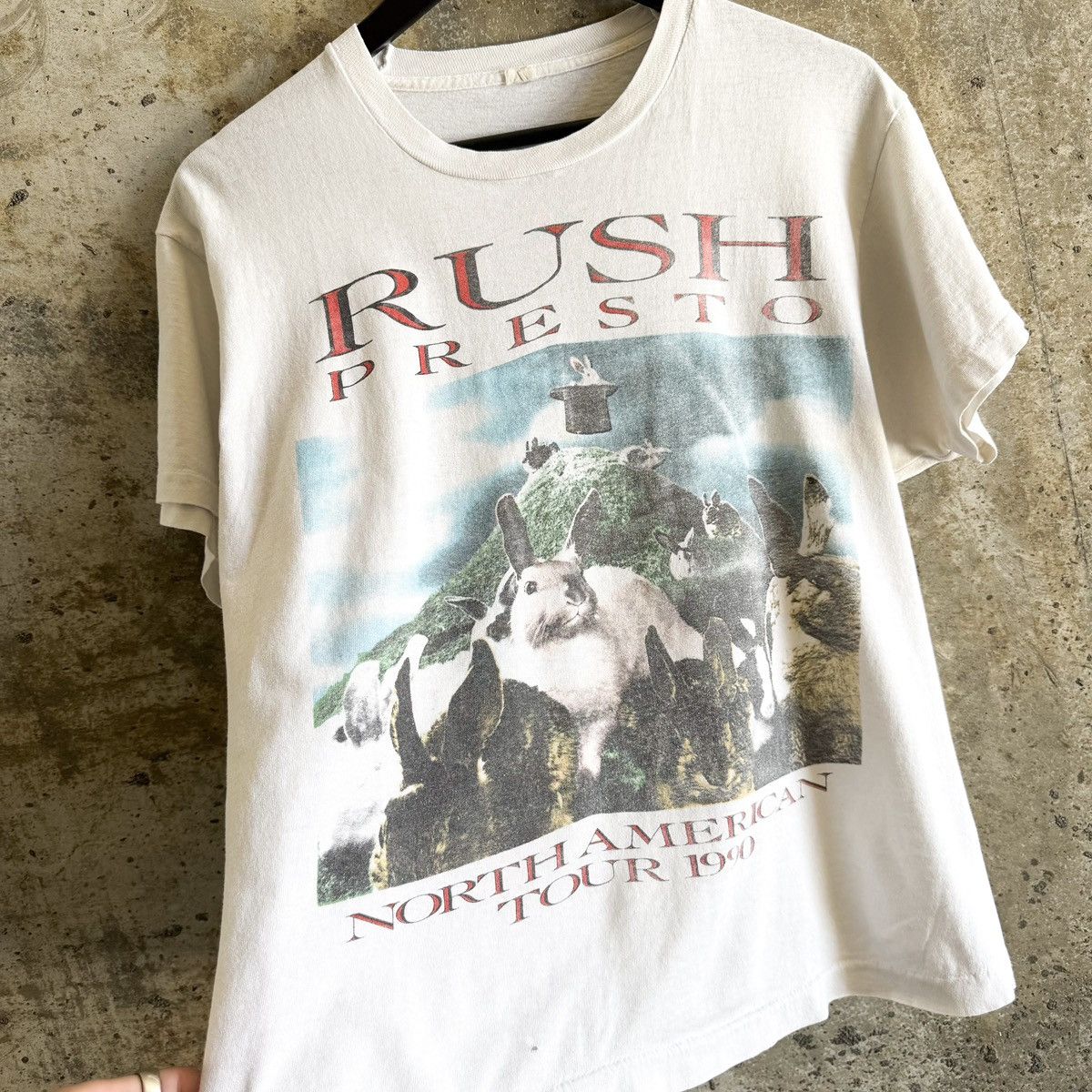Vintage Vintage 90s Rush Presto North American Tour T Shirt Size US M / EU 48-50 / 2 - 4 Thumbnail