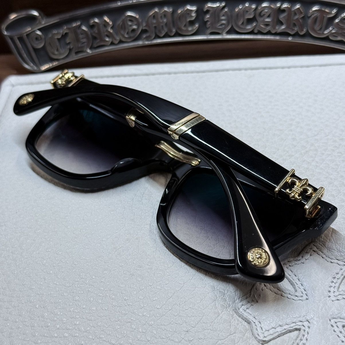 Chrome Hearts Chrome Hearts ZOMBIE GERMS 18K 1/1 Sunglasses Size ONE SIZE - 4 Thumbnail