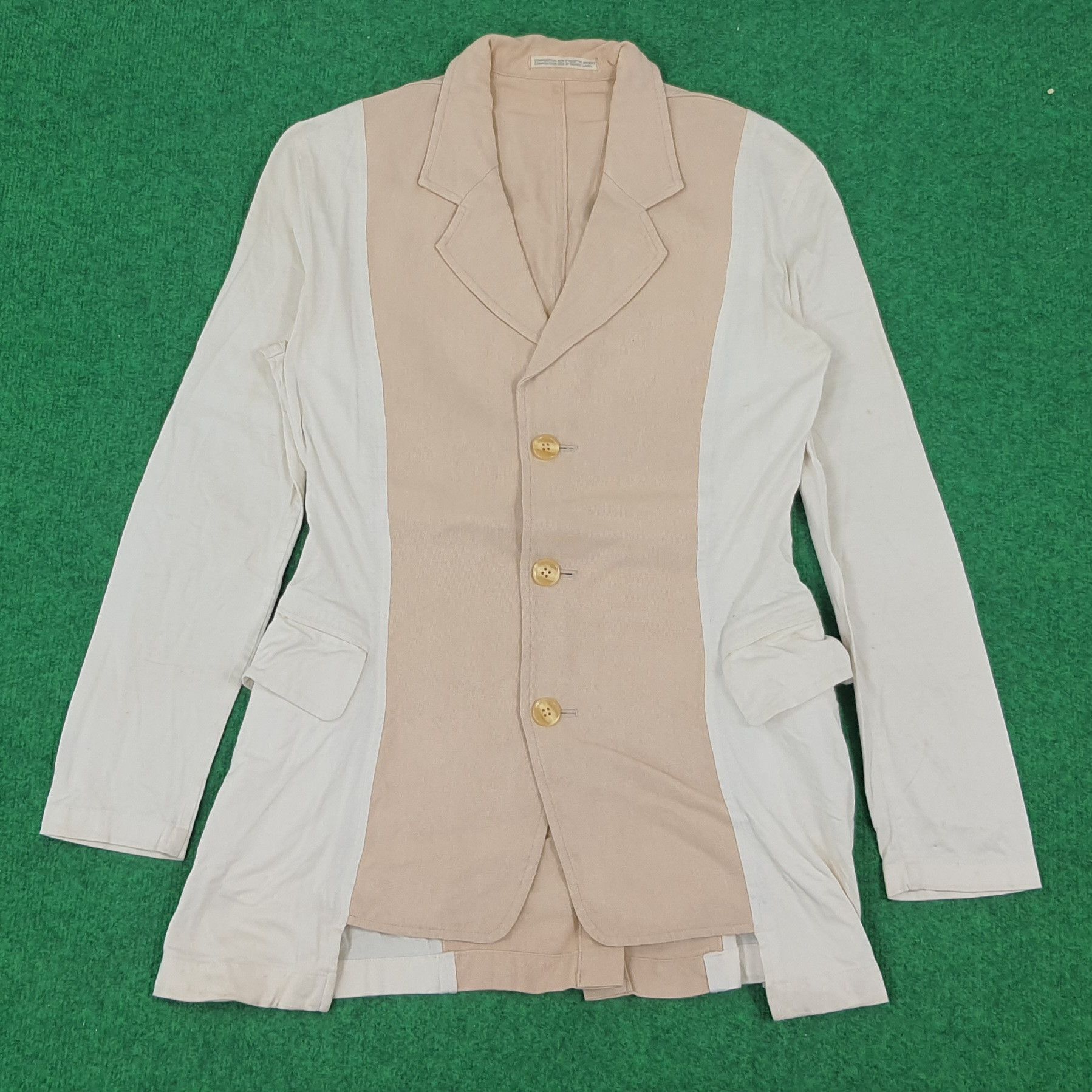 Japanese Brand × Vintage × Yohji Yamamoto Vintage Yohji Yamamoto Japanese Button Up Coat Jacket Size US XS / EU 42 / 0 - 1 Thumbnail