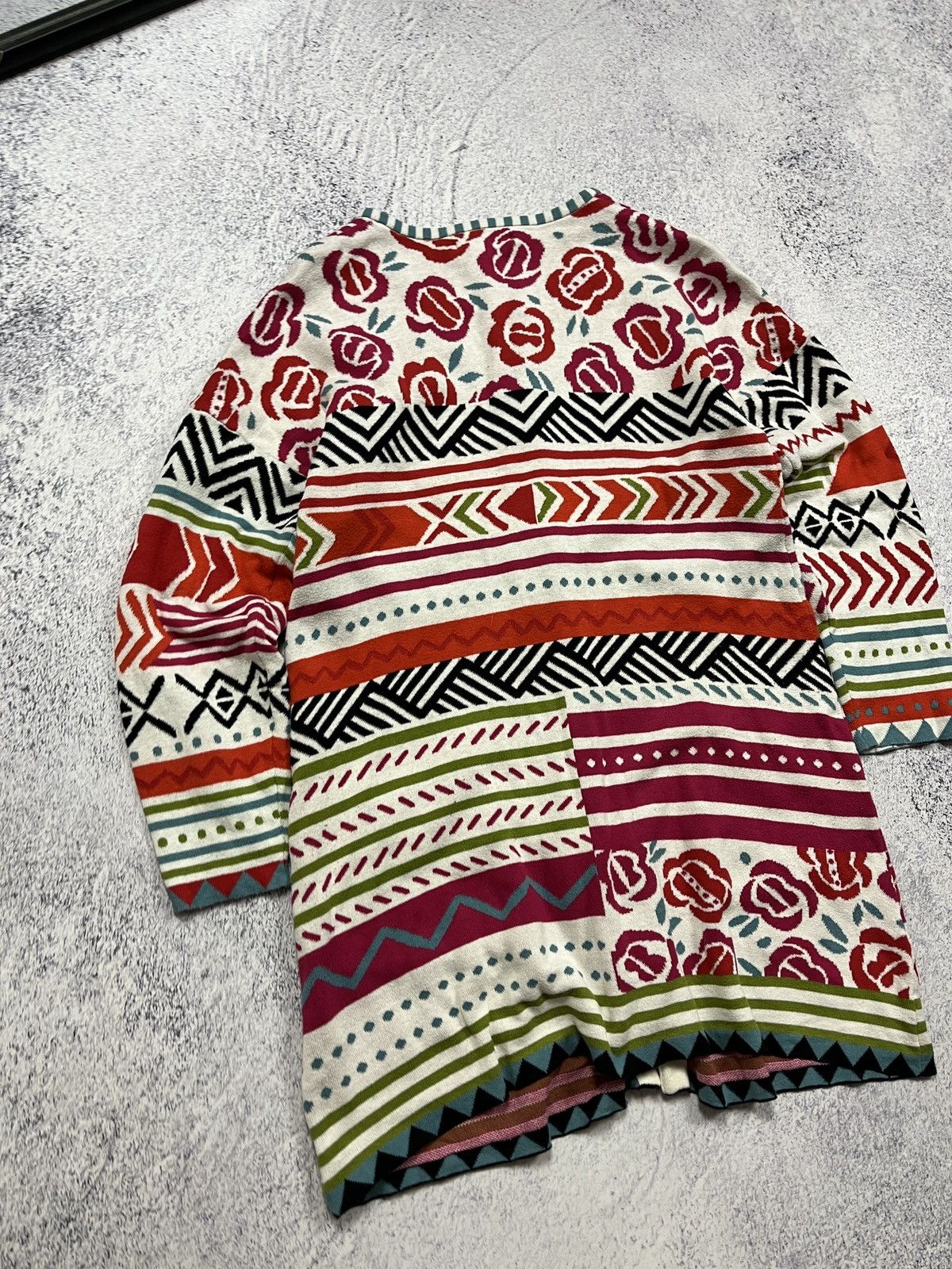 Japanese Brand × Vintage Gudrun Sjoden Floral Eclectic Dress Cardigan Size M / US 6-8 / IT 42-44 - 12 Thumbnail