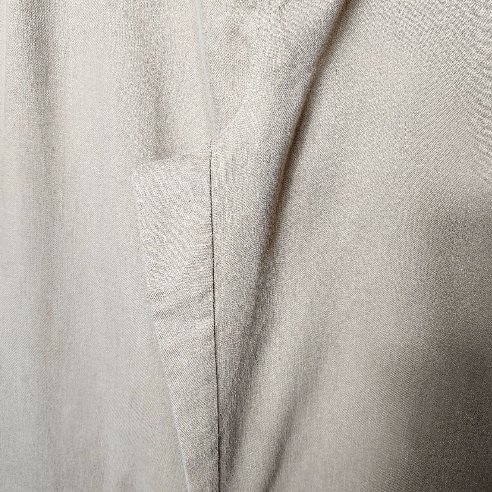 Madewell Madewell Button Front Cuffed Wide Leg Pants in Travel Linen Blend-Size 12 Size 34" / US 12 / IT 48 - 7 Thumbnail