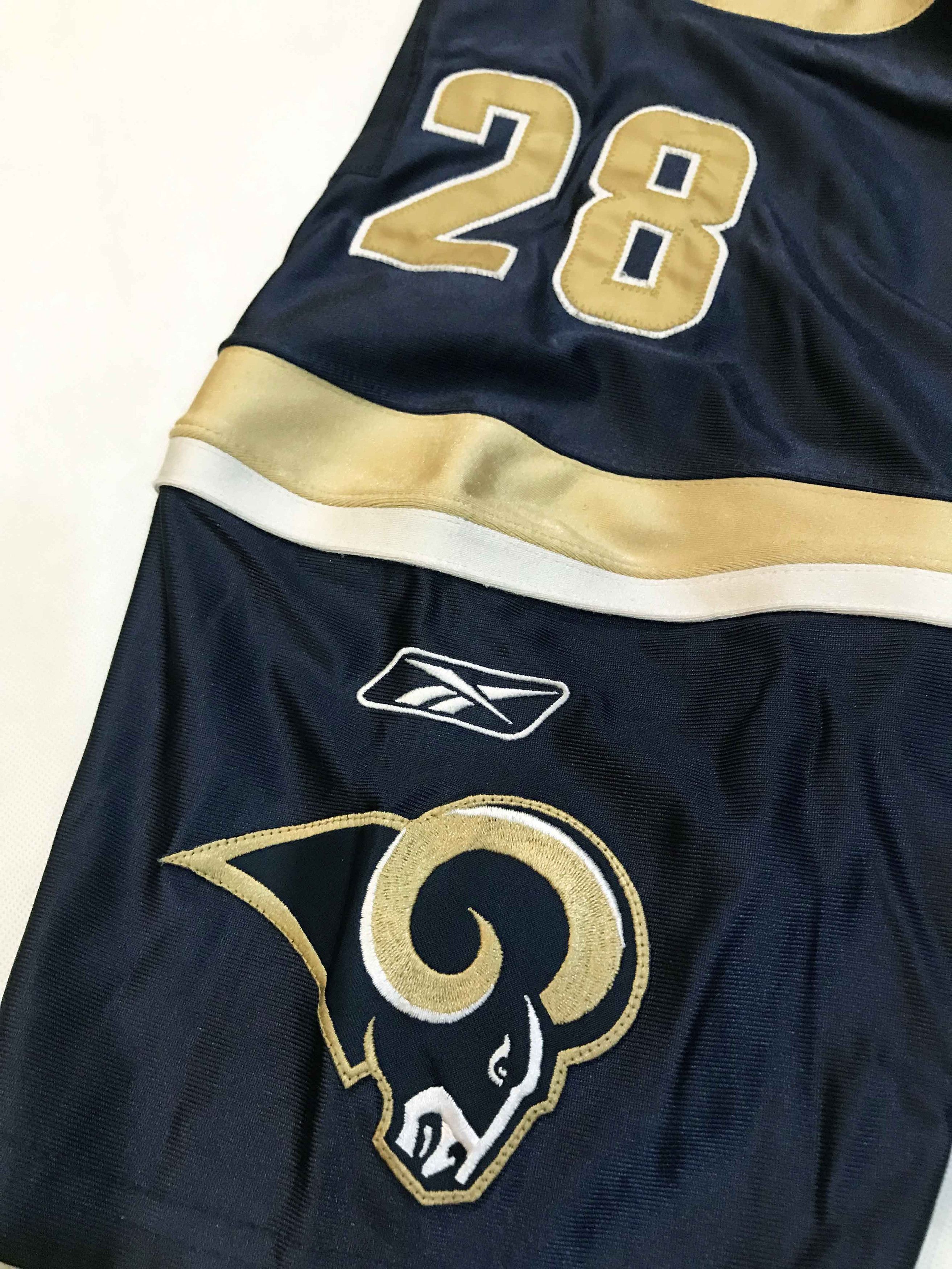 NFL × Reebok × Vintage Reebok Authentic NFL St. Louis Rams FAULK #28 Jersey Size US XL / EU 56 / 4 - 7 Thumbnail