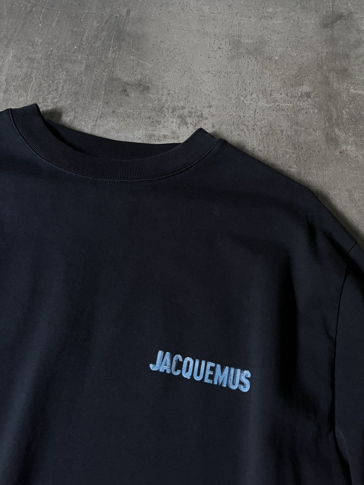 Jacquemus Jacquemus navy long sleeve big logo Size US M / EU 48-50 / 2 - 5 Thumbnail