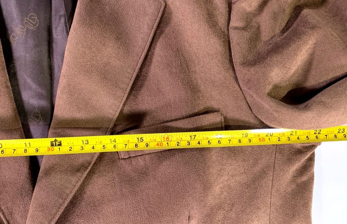 Other Vintage Size 40R Two Button Tailored Faux Suede Sport Coat B Size 40R - 6 Thumbnail