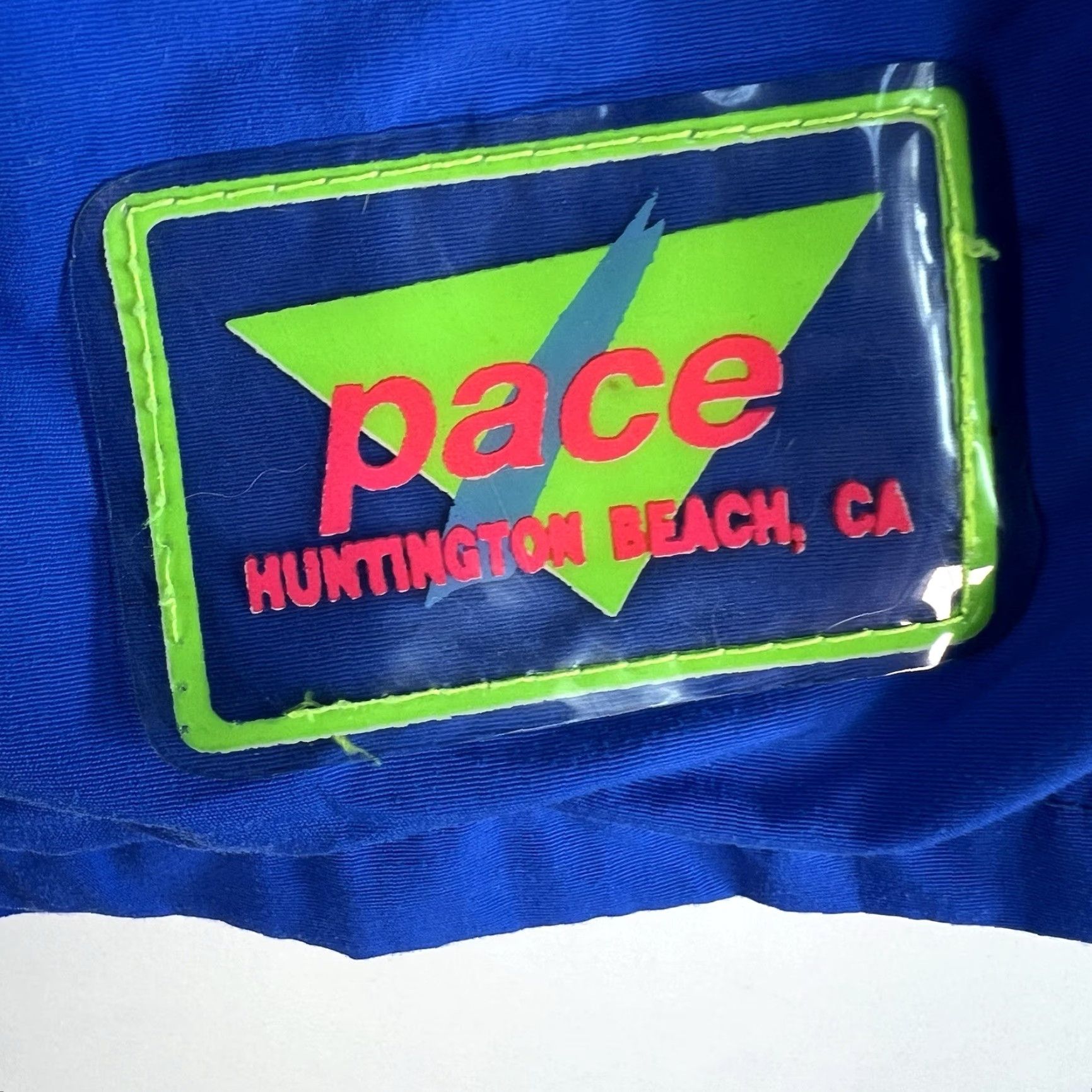 Vintage VINTAGE Pace Huntington Beach Nylon Beach Shorts Size S Blue Astro Boy Brief Trunks Mens Size US 29 - 2 Thumbnail