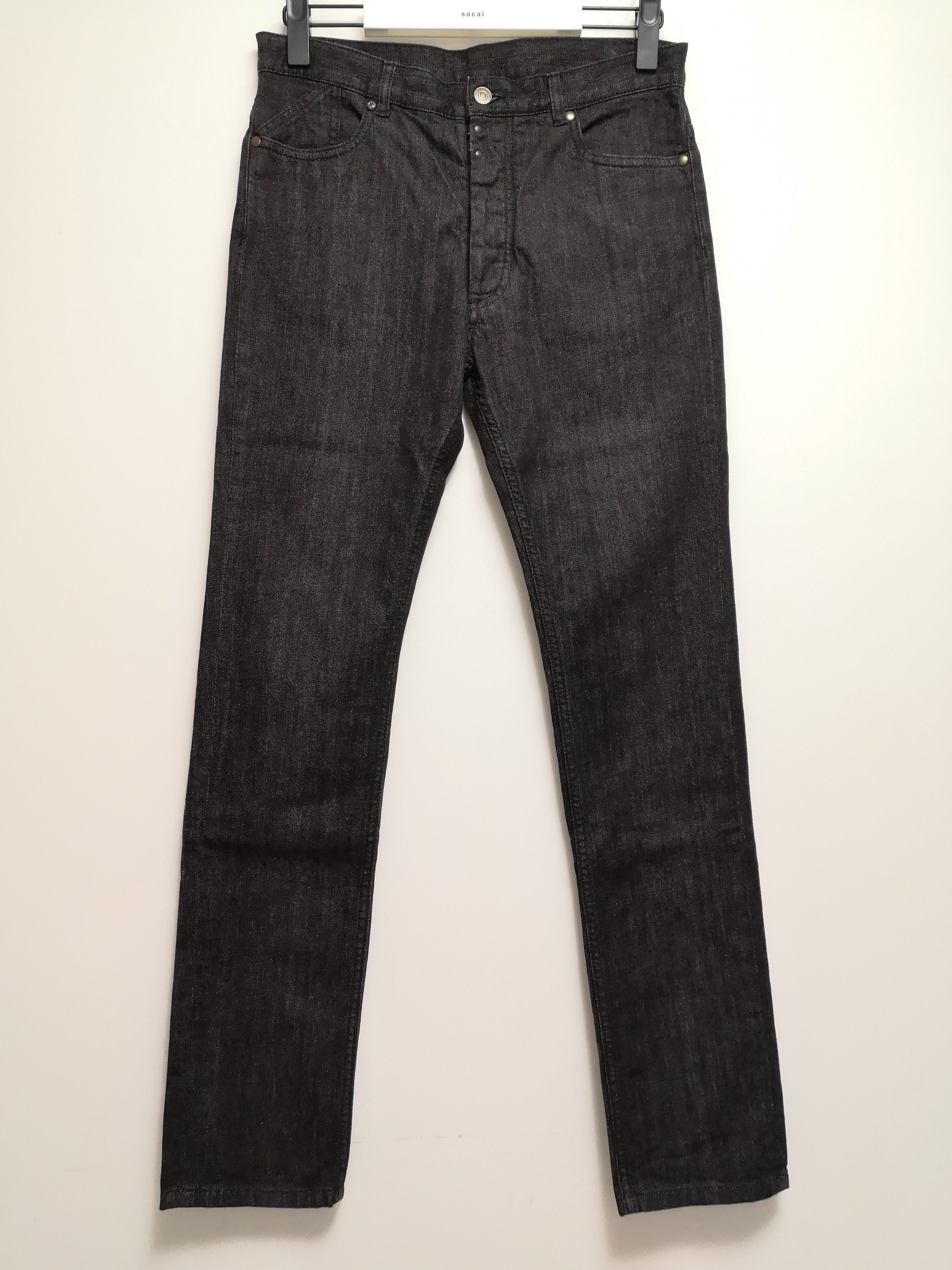 Line 10 Black Denim Slim Fit Straight Leg Jeans