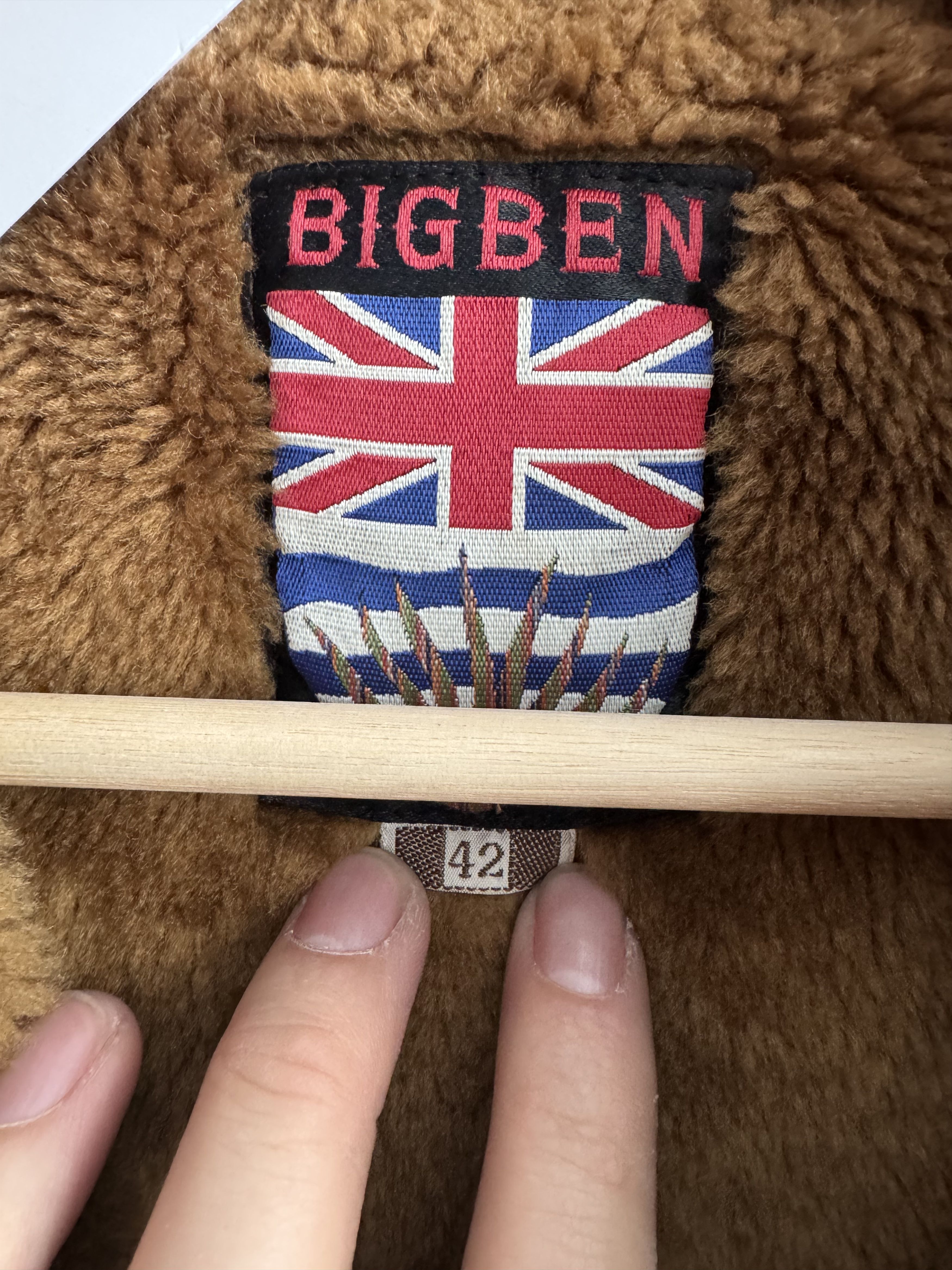Vintage 70/80s Big Ben Plaid Sherpa Jacket Size 42 Size M / US 6-8 / IT 42-44 - 4 Thumbnail