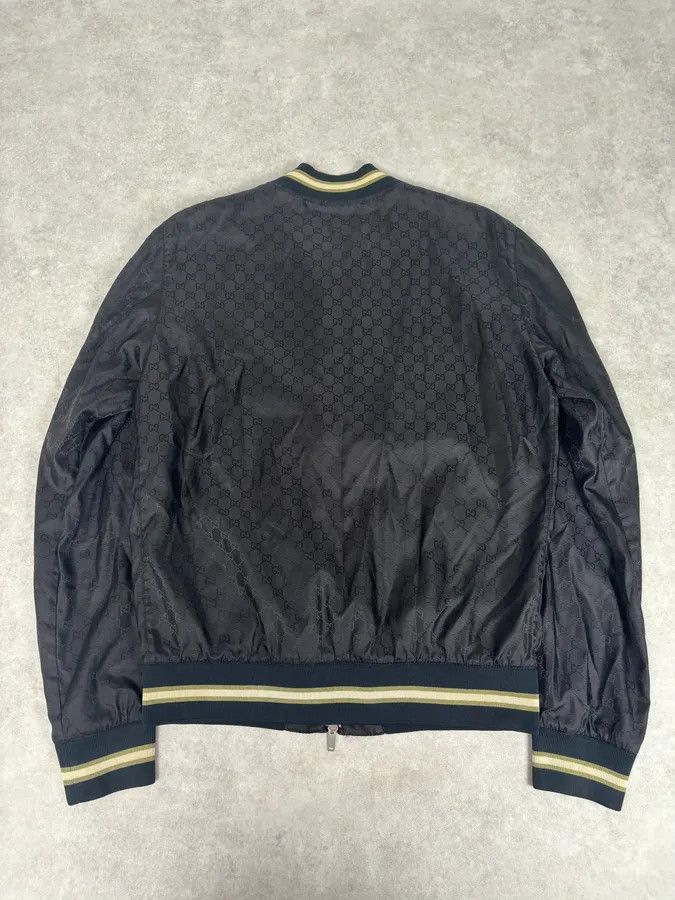 Gucci 2000s Gucci Black Monogrammed Light Windbreaker Jacket Size US M / EU 48-50 / 2 - 5 Thumbnail