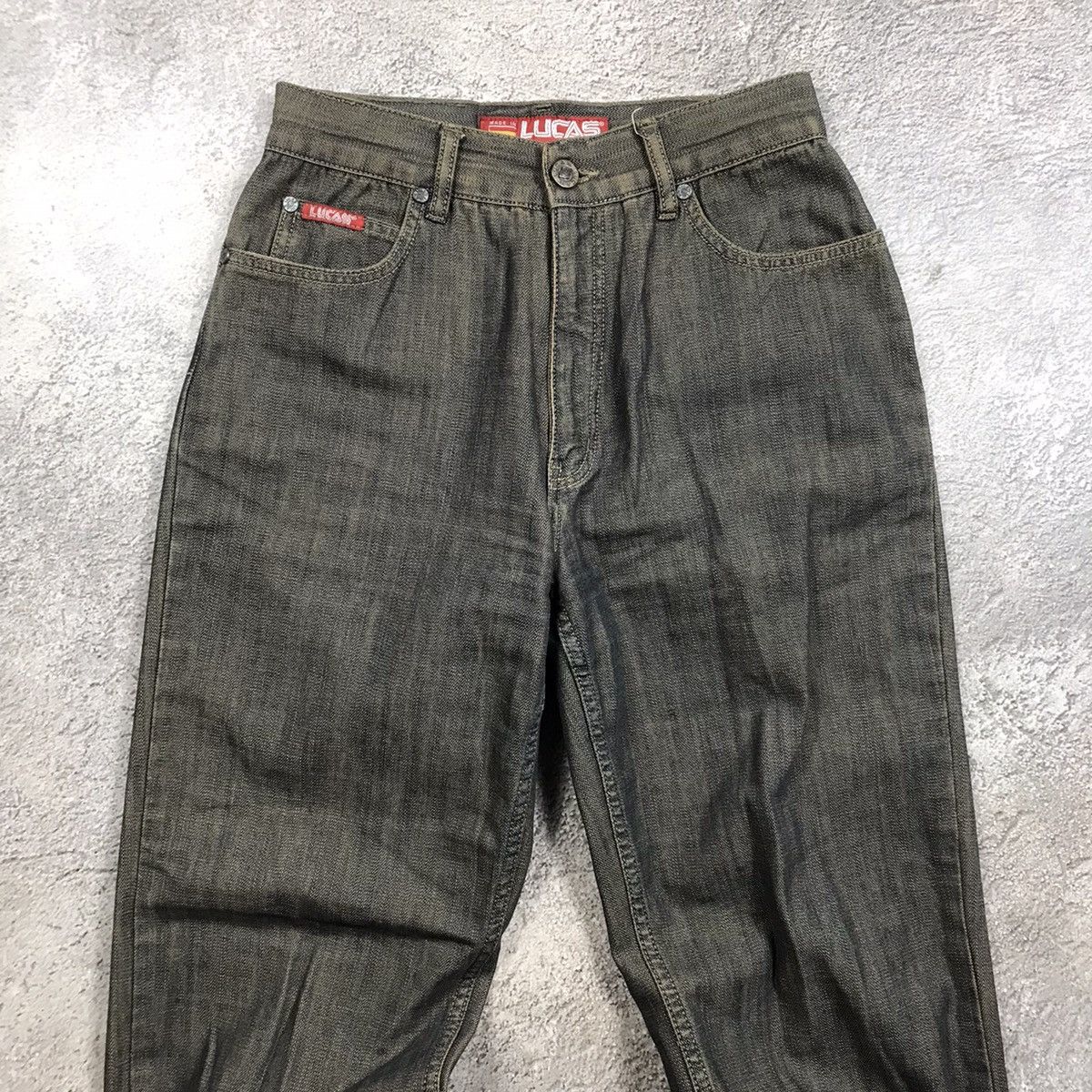 Vintage Vintage Y2K Baggy Distressed Flared Jeans Grunge Skate 29 Size 29" - 3 Thumbnail