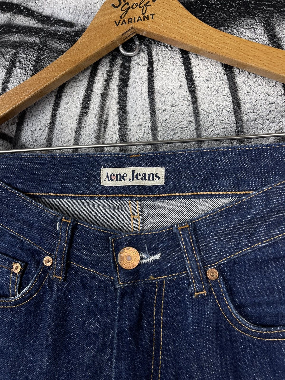 Acne Studios × Designer Acne Jeans Mic Another Raw Jeans Men’s Size 30/32 Size US 30 / EU 46 - 8 Thumbnail