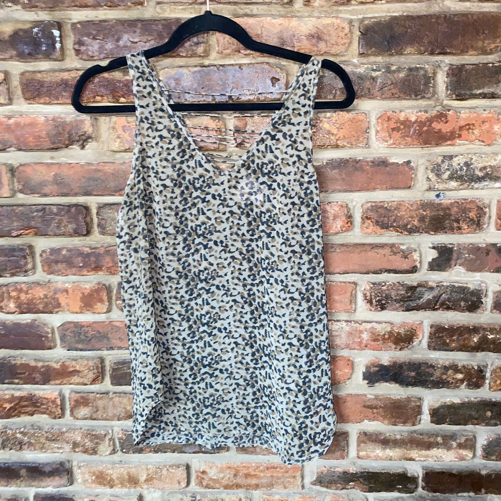 Other YAYA Nom De Plume Leopard Strappy Sleeveless Tank Top Small Size S / US 4 / IT 40 - 1 Thumbnail