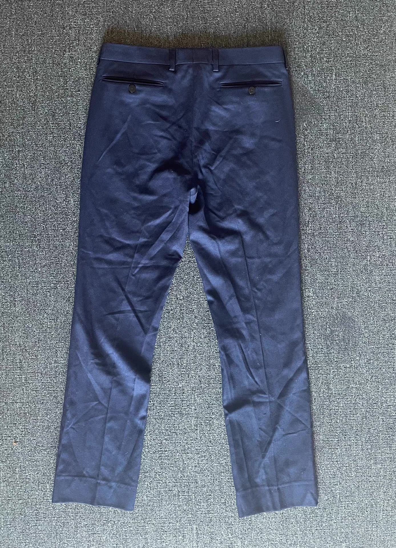 Dior Dior blue wool trousers Q4 Size US 30 / EU 46 - 4 Thumbnail