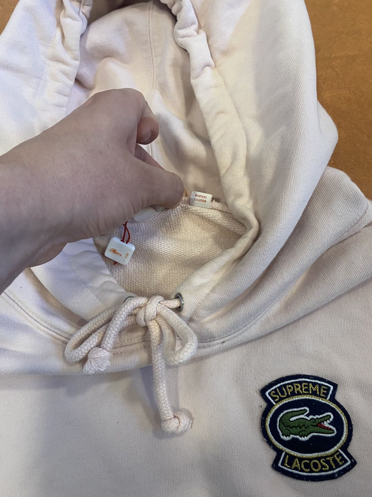 Lacoste × Supreme × Vintage Supreme x Lacoste Very Rare hoodie collab Size US L / EU 52-54 / 3 - 5 Thumbnail