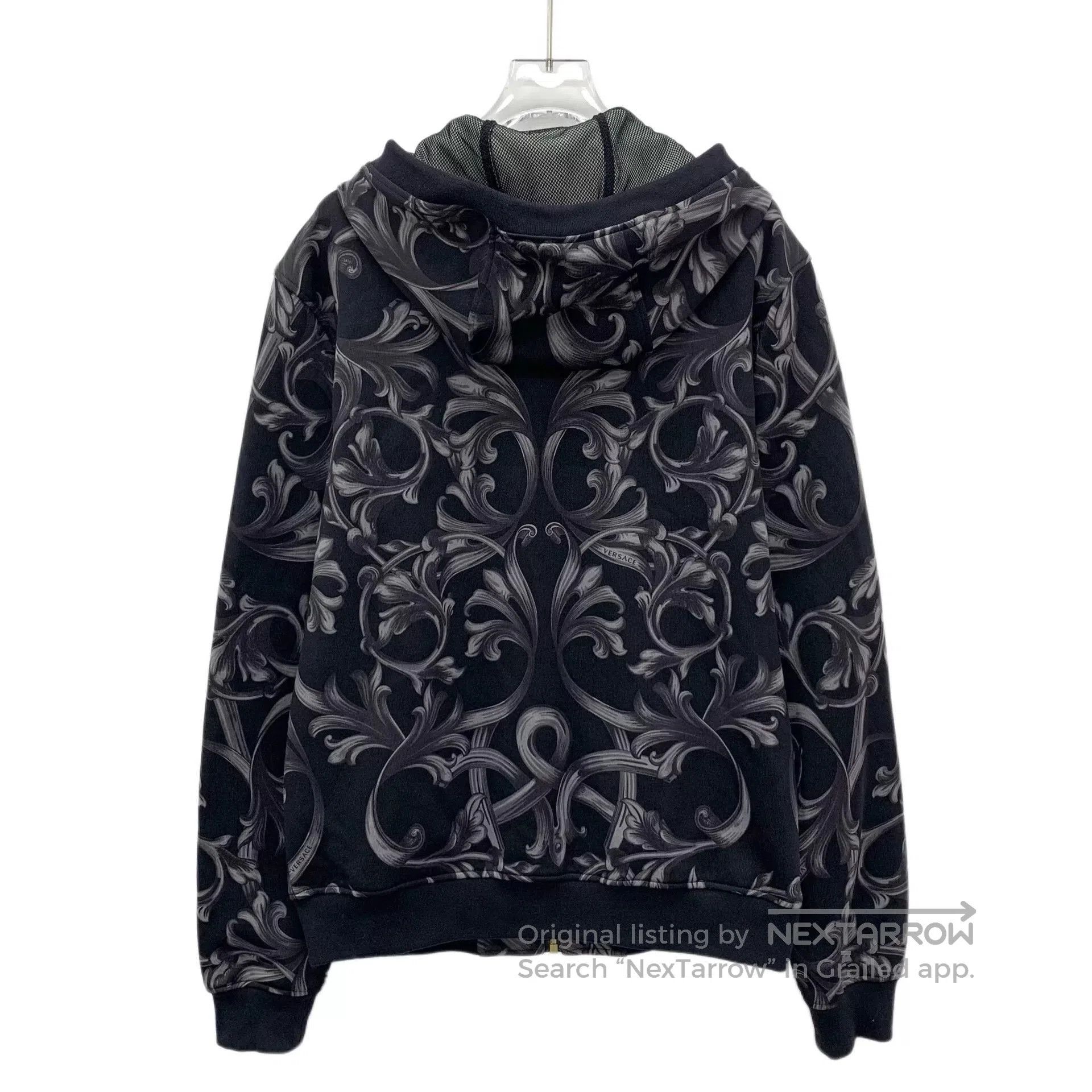 Versace Versace Floral Print Zip Hoodie. Size US M / EU 48-50 / 2 - 2 Thumbnail
