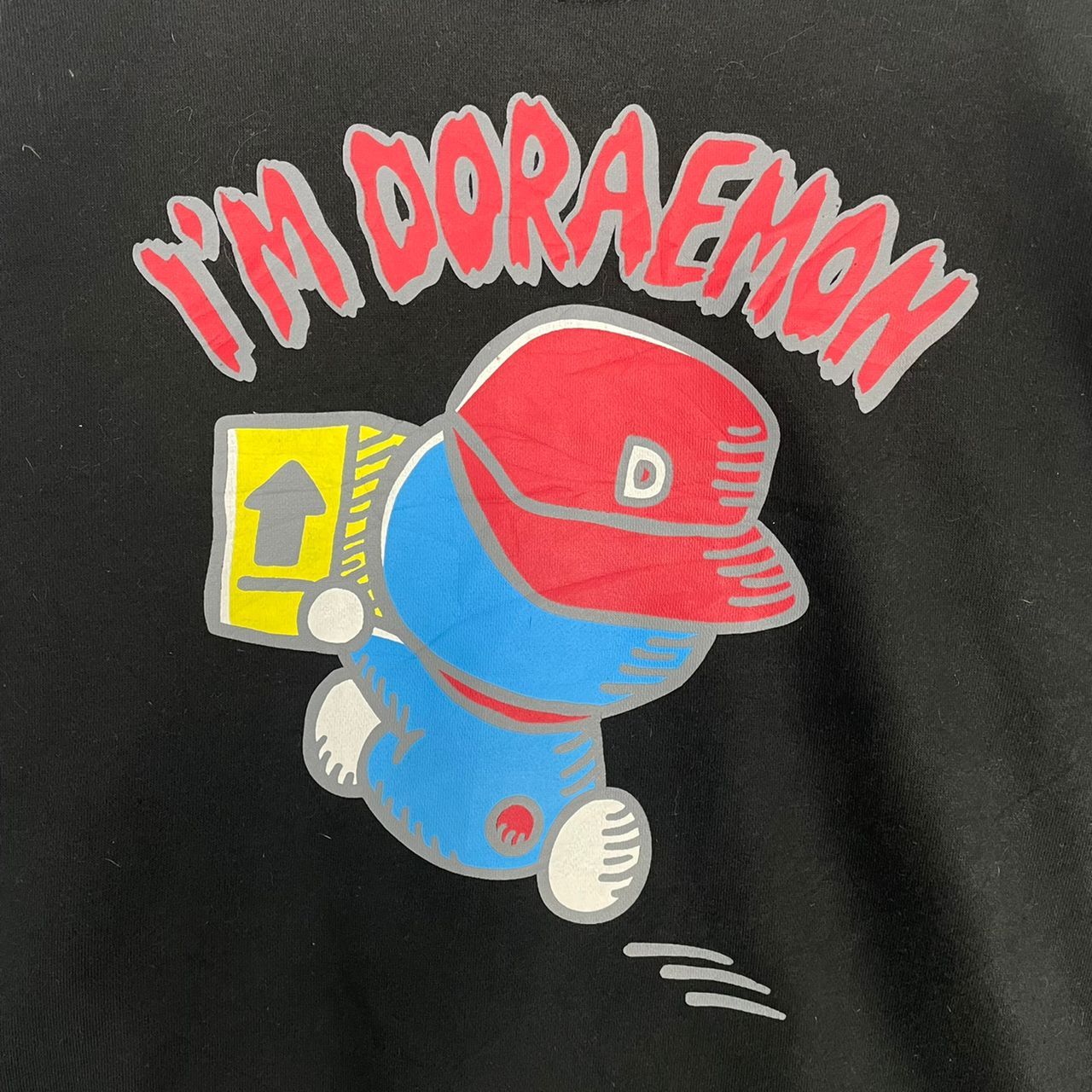 Anime Vintage Doraemon Big Printed Logo Sweatshirt Size US M / EU 48-50 / 2 - 7 Thumbnail