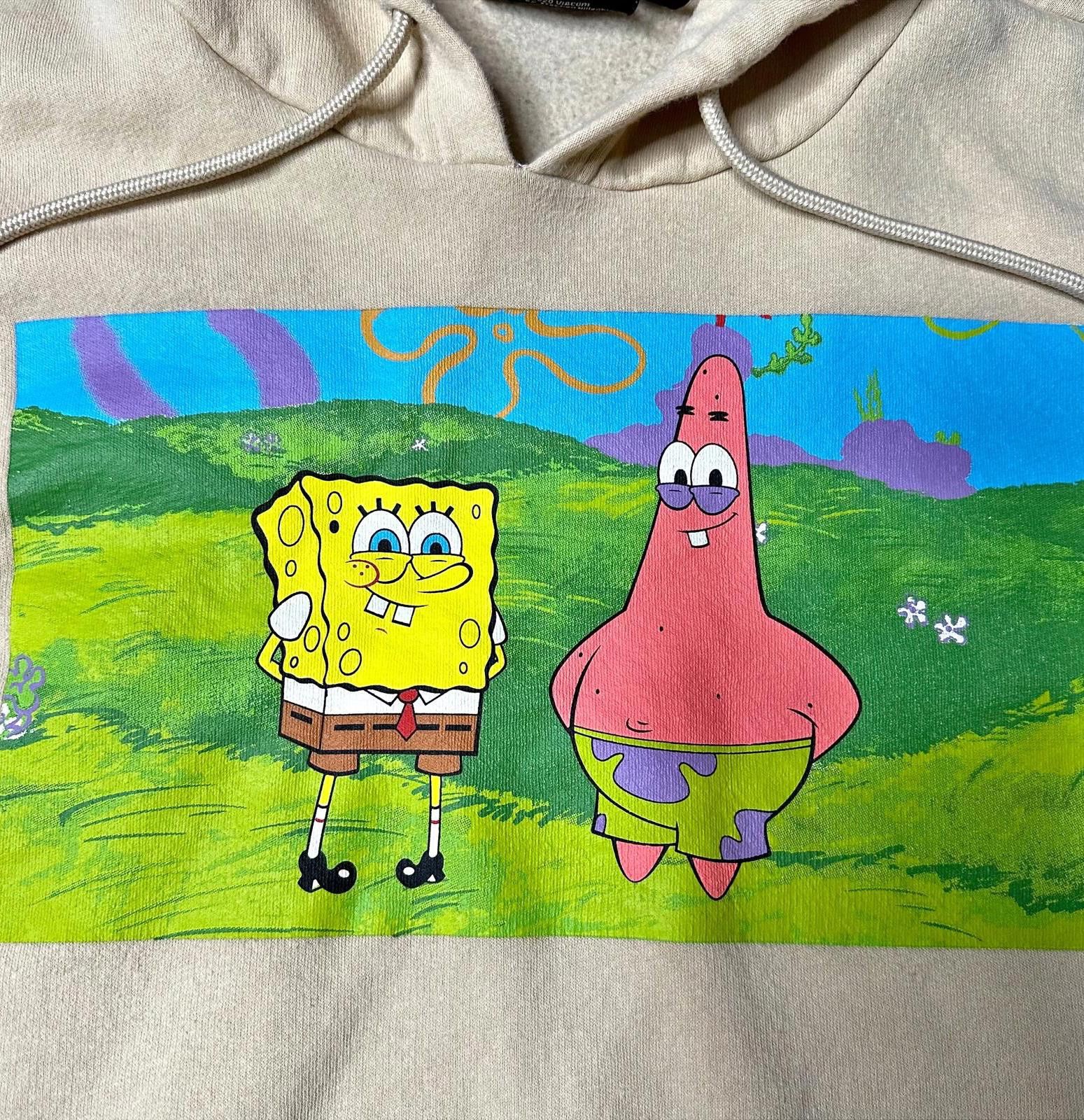 Nickelodeon Nickelodeon Sponge Bob Patrick Graphic Hoodie Tan Unisex M Size US M / EU 48-50 / 2 - 4 Thumbnail