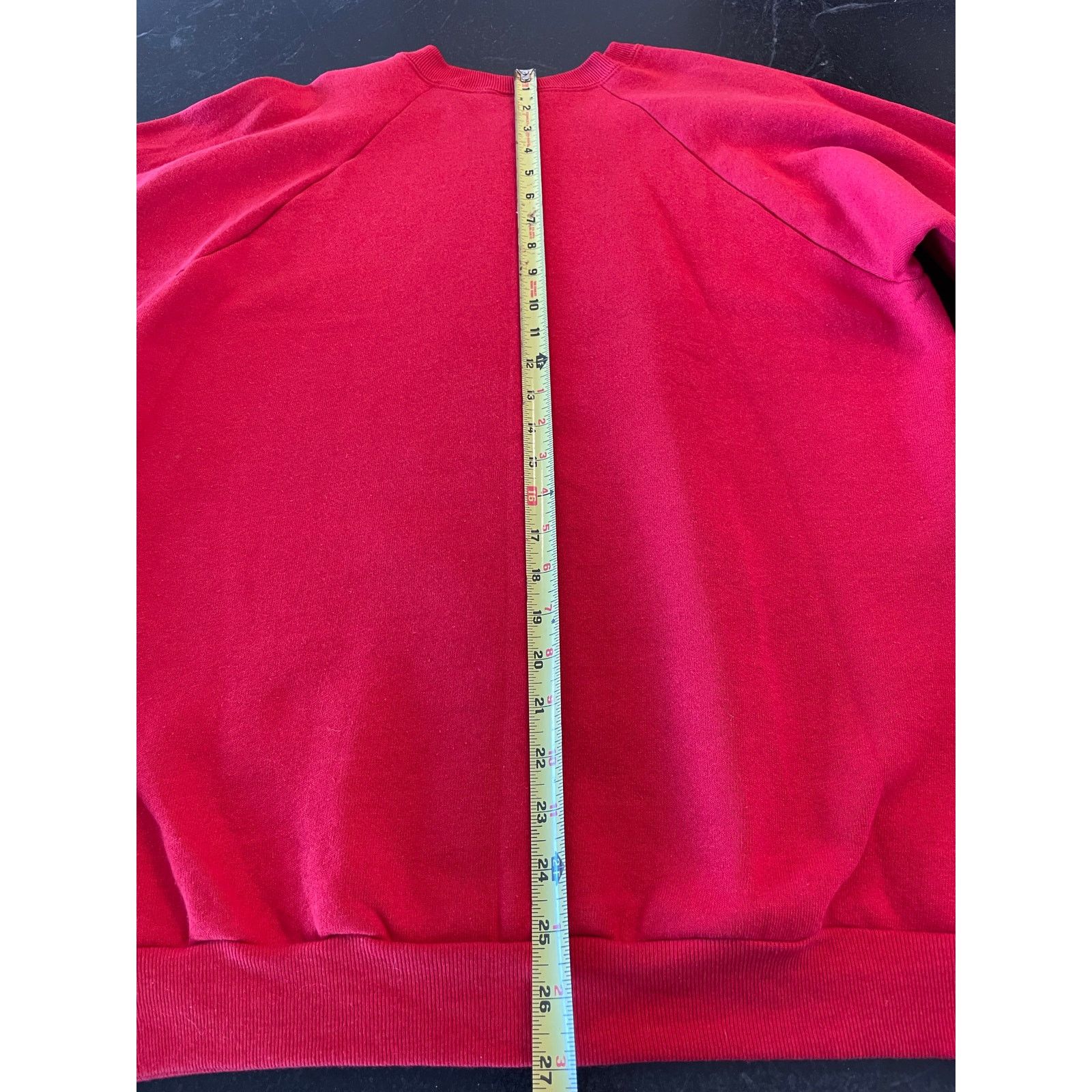 Handmade Vintage 1990's handpainted Santa Sweatshirt LG Christmas Size L / US 10 / IT 46 - 9 Thumbnail