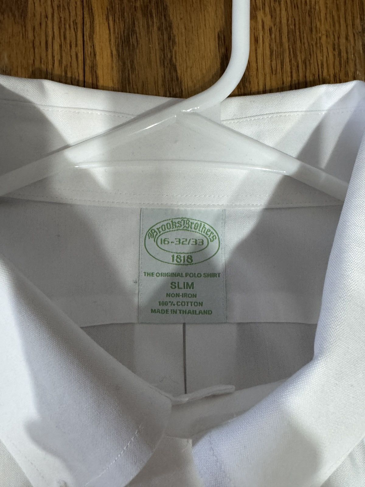 Brooks Brothers VGC Brooks Brothers Non-Iron Button-Down Collar 16-32/33 Size 38R - 3 Thumbnail