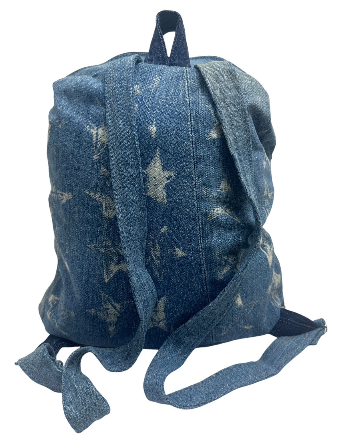 If Six Was Nine RARE ‼️ True Religion Patchwork Custom Made Denim Backpack Size ONE SIZE - 4 Thumbnail
