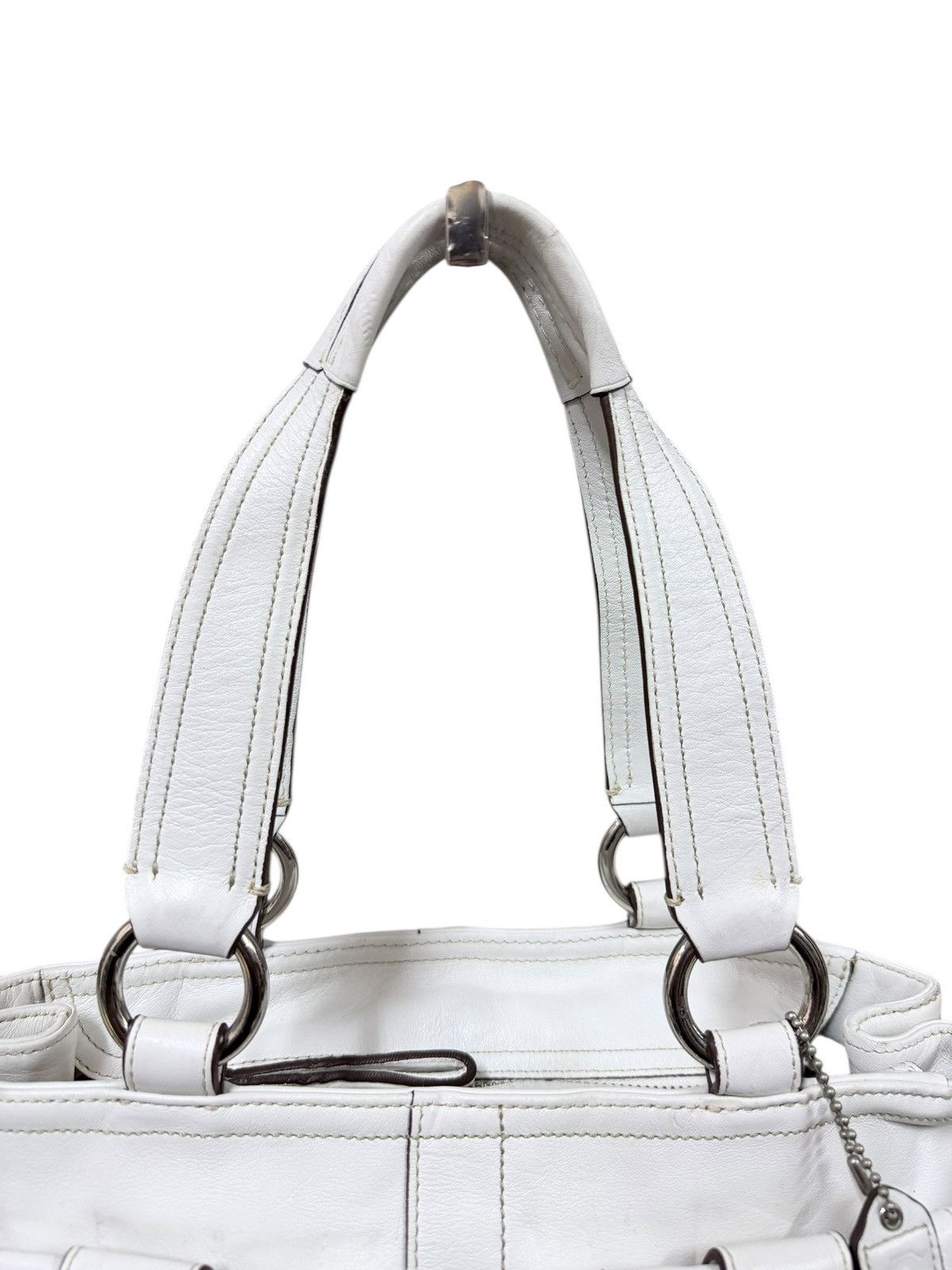 Coach Coach Hamilton Hobo Leather White Bag Size ONE SIZE - 3 Thumbnail