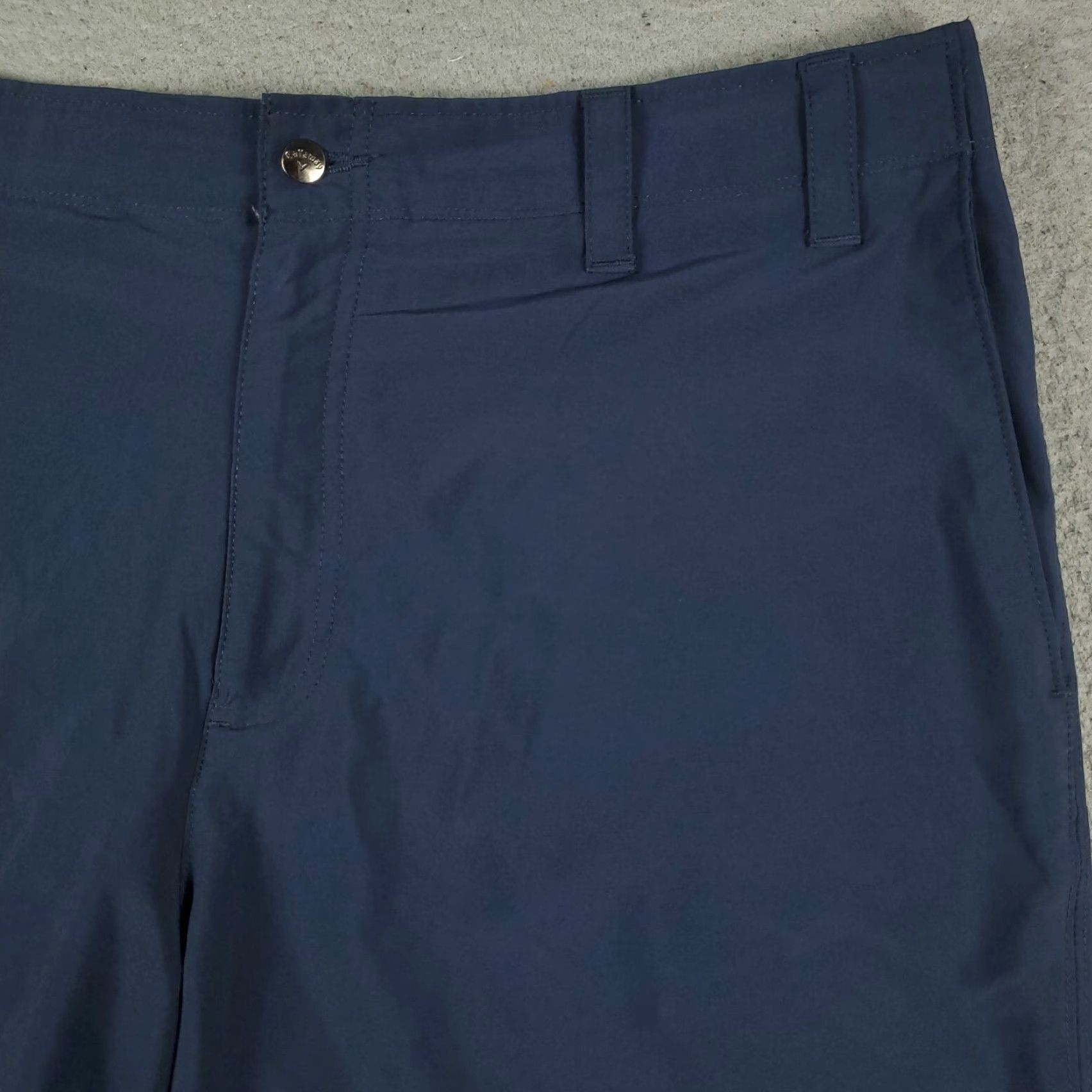 Callaway Callaway Shorts Mens Waist 40 Blue Casual Flat Front Chino Size US 36 / EU 52 - 3 Thumbnail
