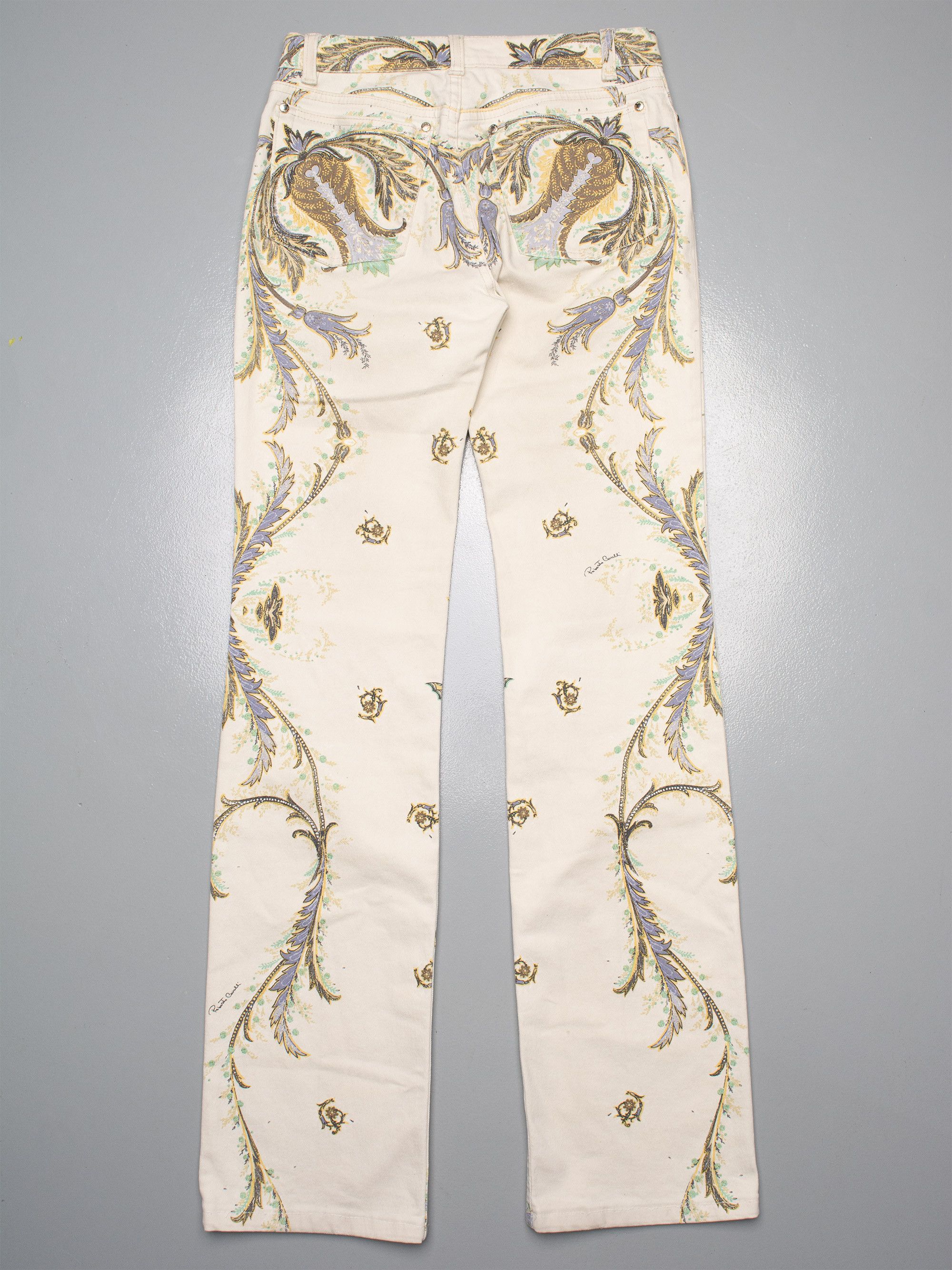 Roberto Cavalli vintage 2000s Roberto Cavalli printed pants - size 42 IT Size 28" / US 6 / IT 42 - 4 Thumbnail