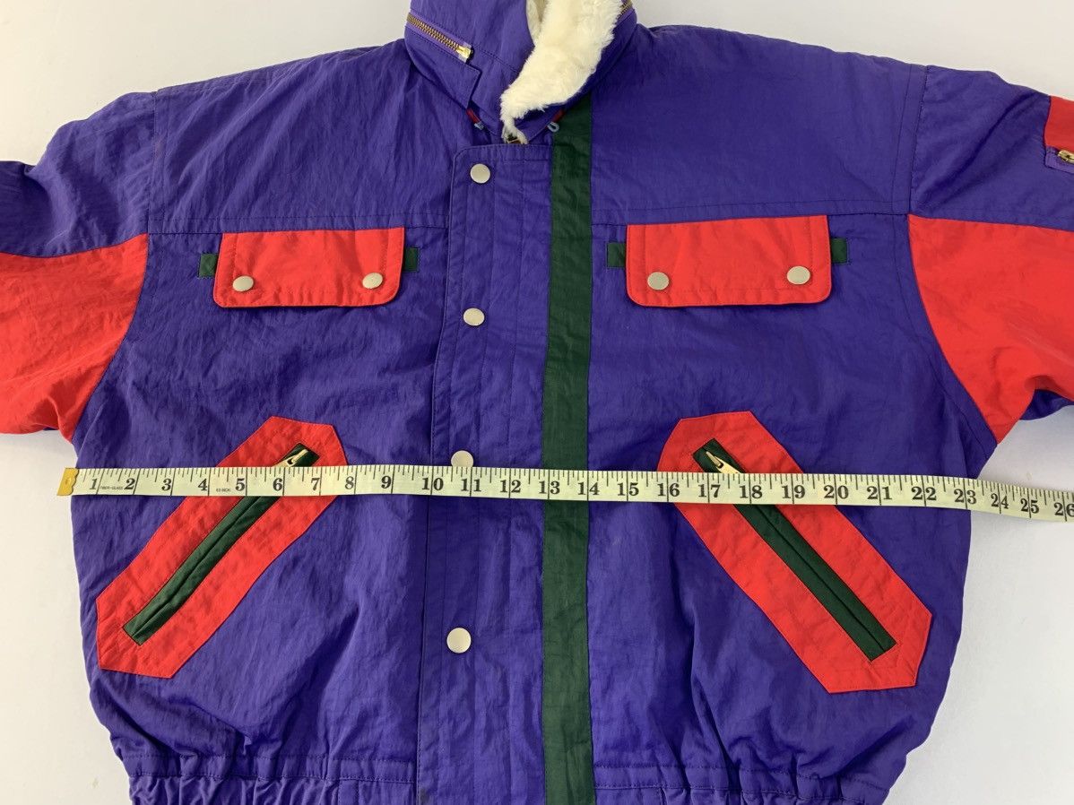 Japanese Brand 90s Pas Dansant Shearling Padded Full Zip Multicolour Design Size US L / EU 52-54 / 3 - 11 Thumbnail
