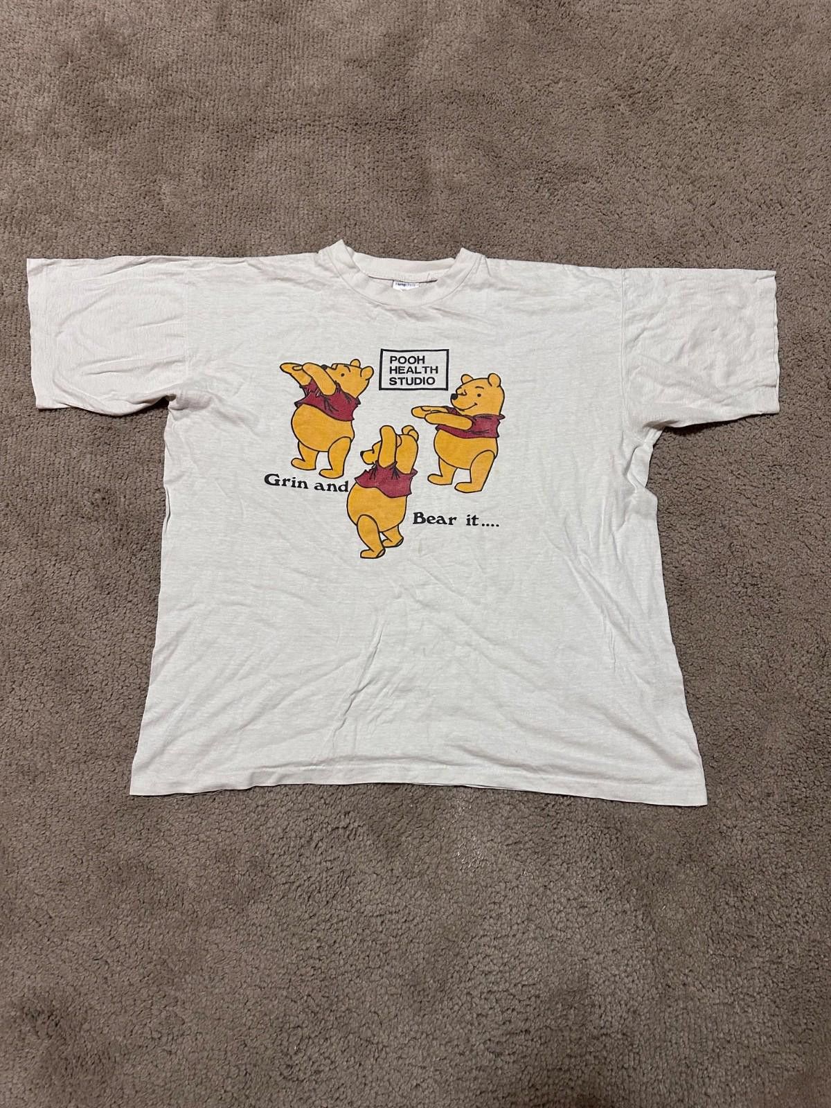 Disney Vintage 80s 1987 Pooh Walt Disney Tee Shirt Size US L / EU 52-54 / 3 - 1 Thumbnail