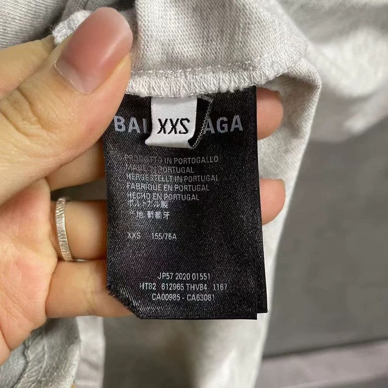 Balenciaga Balenciaga Grey WFP logo printed crew neck pullover short Size US XXS / EU 40 - 4 Thumbnail