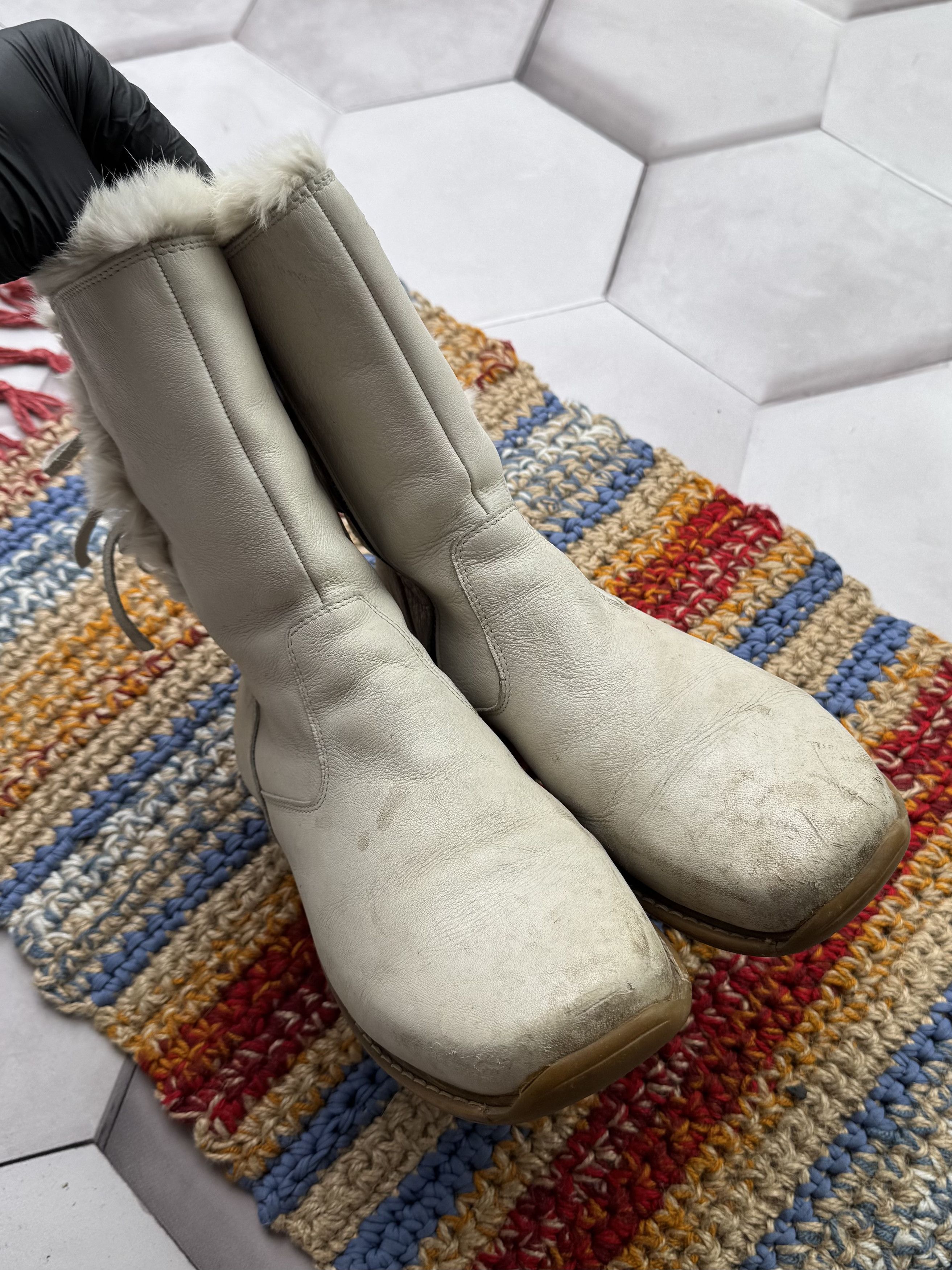 Japanese Brand Vintage Leather Boots (E4) Size US 11 / IT 41 - 7 Thumbnail
