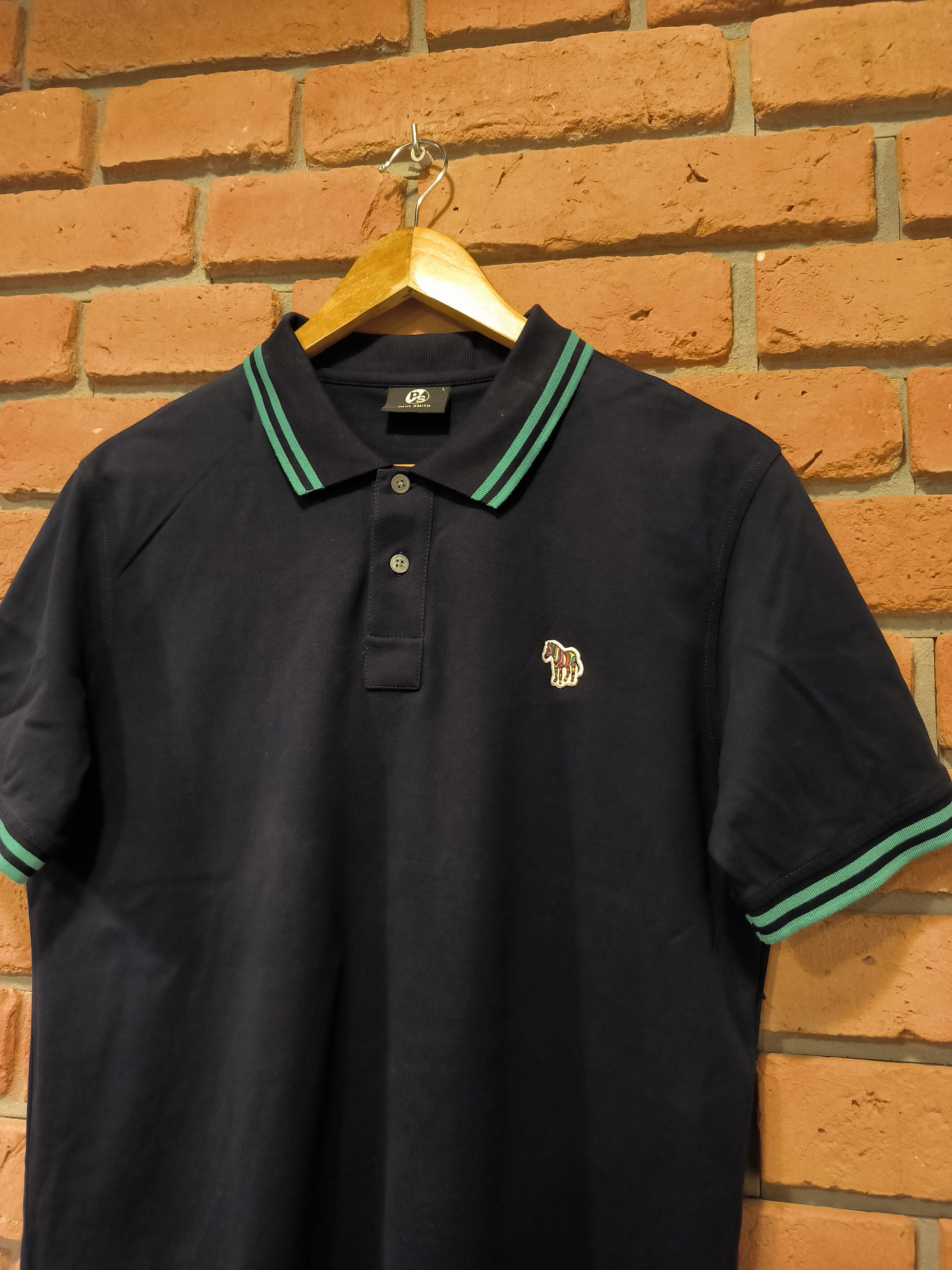 Paul Smith Paul Smith Black Polo Shirt Size US L / EU 52-54 / 3 - 2 Thumbnail