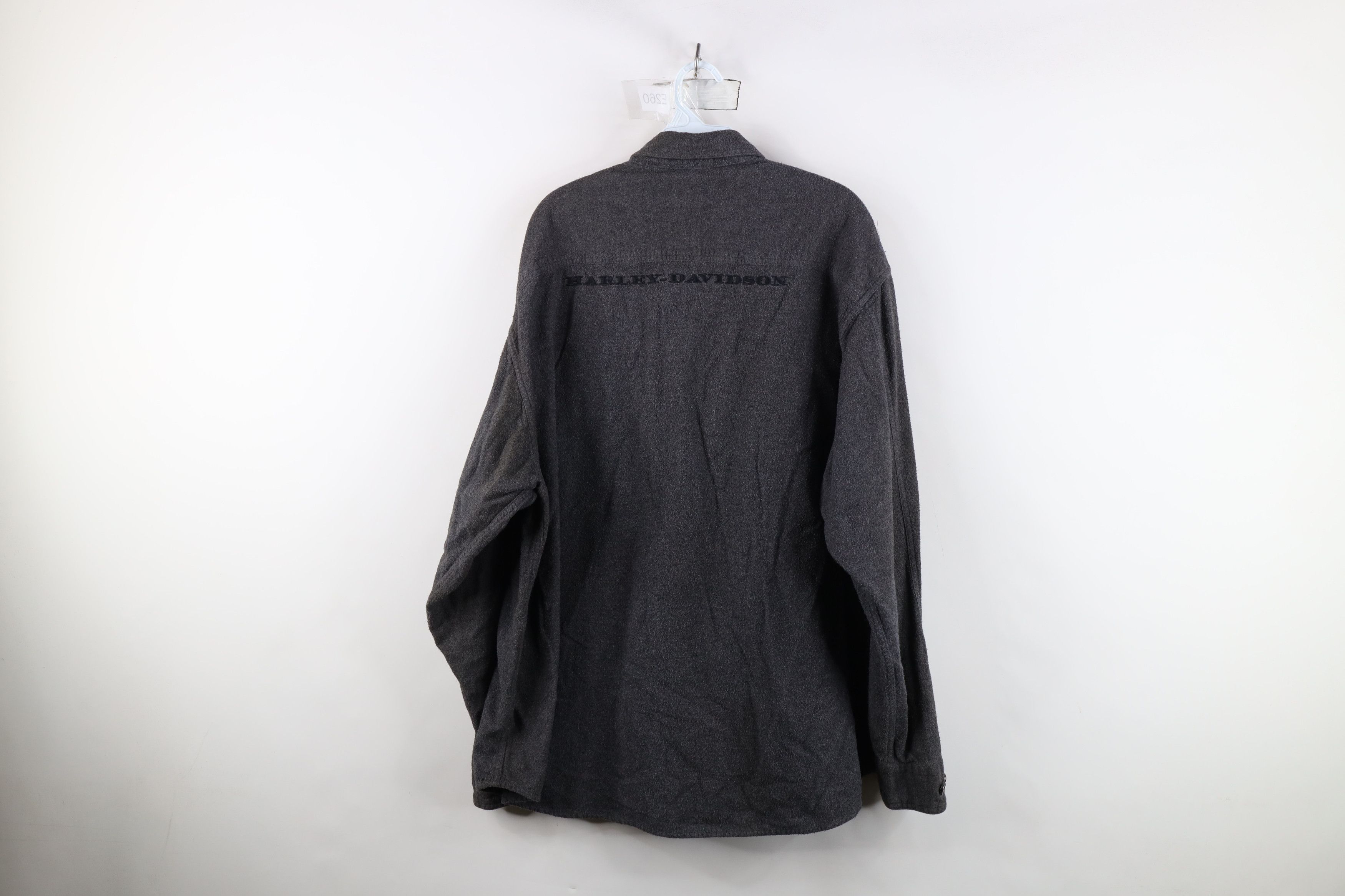 Harley Davidson Vintage 90s Harley Davidson Chamois Cloth Button Shirt Size US XXL / EU 58 / 5 - 12 Thumbnail