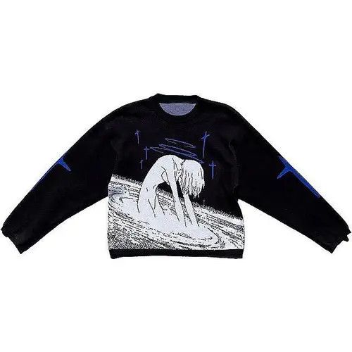 Japanese Brand × Vintage Hip Hop Knitted Men's Sweater Size US M / EU 48-50 / 2 - 3 Thumbnail
