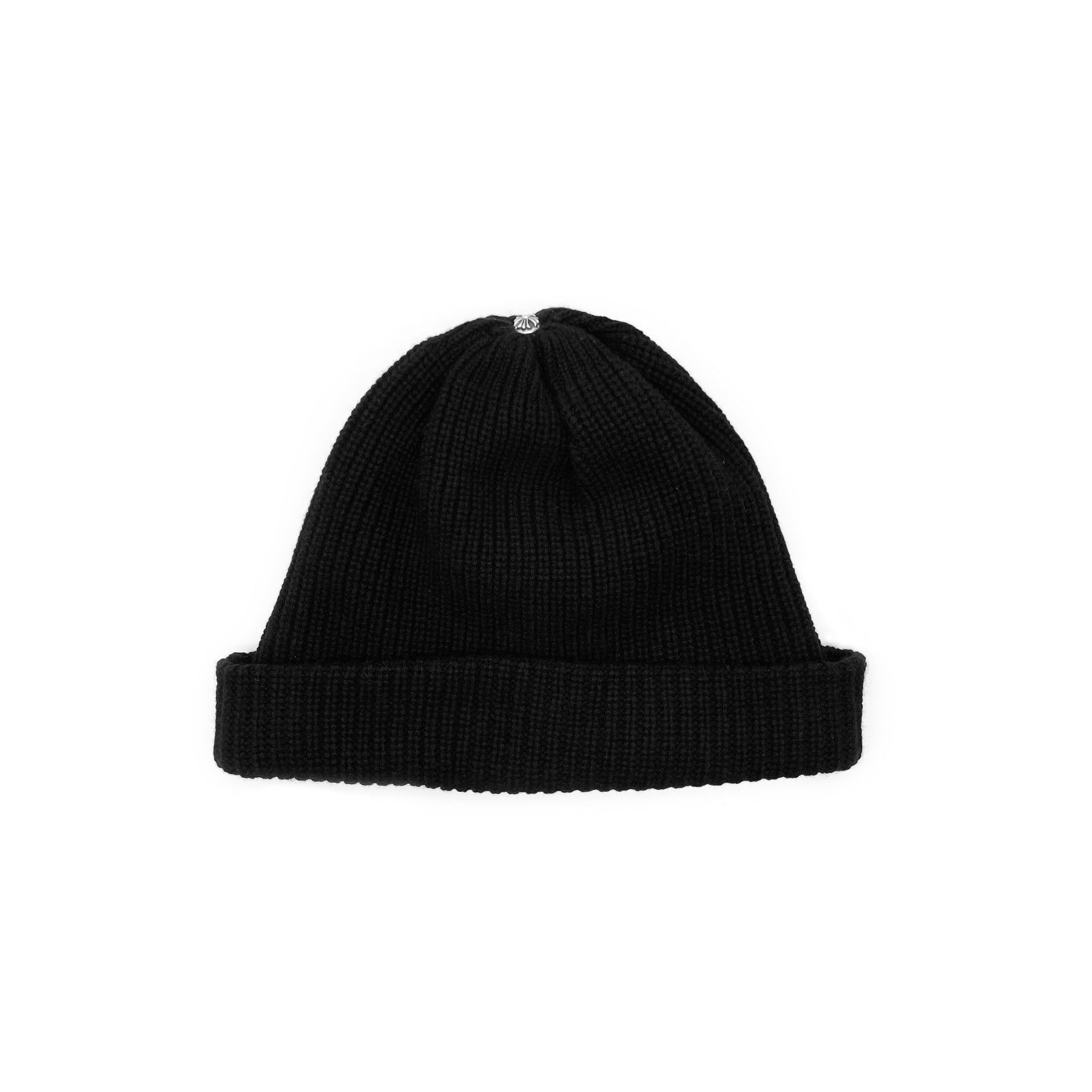 Chrome Hearts Chrome Hearts Black Cashmere Star Leather Patch Beanie Size ONE SIZE - 2 Thumbnail