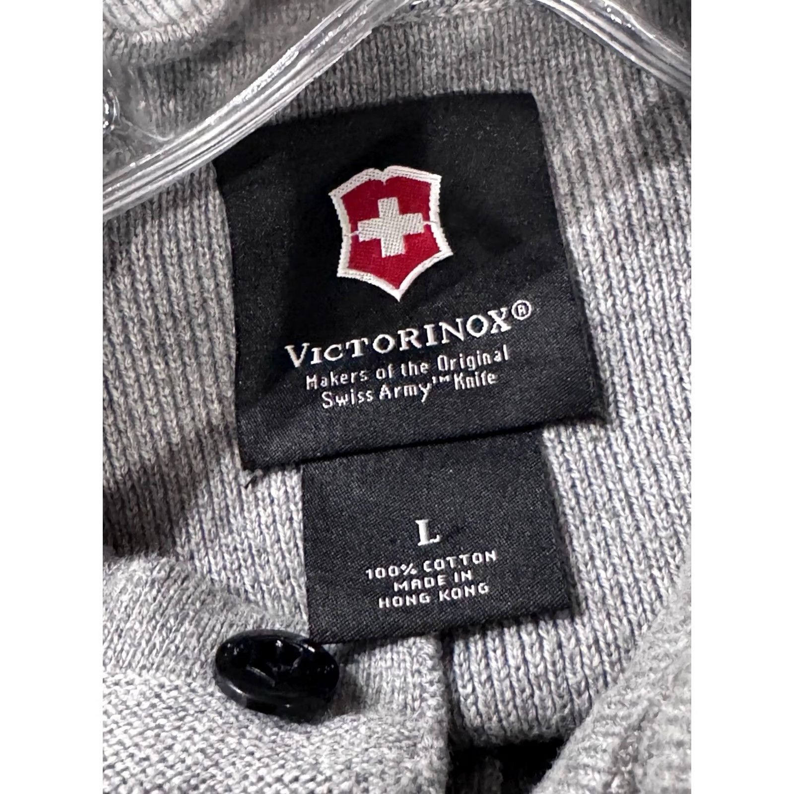 Victorinox Victorinox SWEATER Cardigan Thick Knitted Button Large L Mens Multicolor - Size US L / EU 52-54 / 3 - 2 Thumbnail