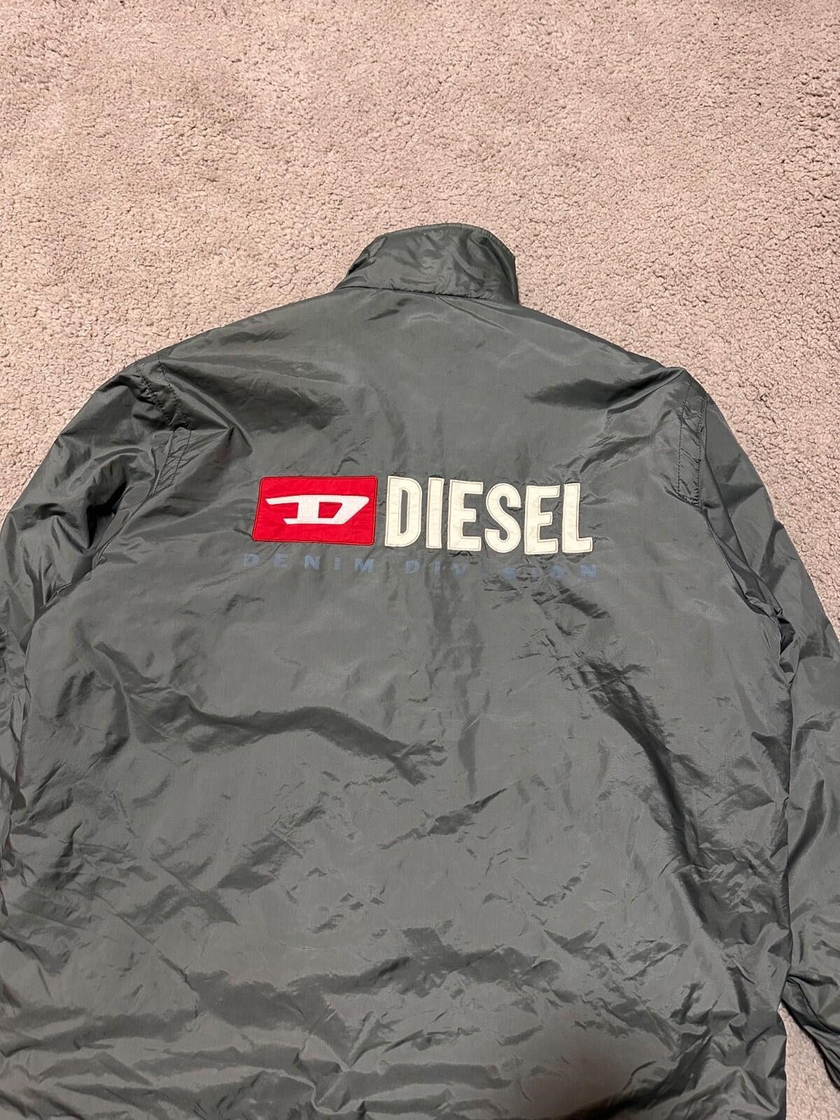 Diesel Vintage 90s Diesel Reflective Logo Puffer Jacket Y2K Sz M Size US M / EU 48-50 / 2 - 3 Thumbnail