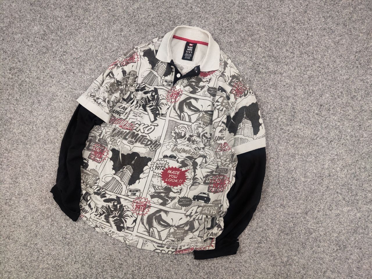 Ecko Unltd. Vintage Ecko Unltd Y2K Style All Logo Long sleeve Sweatshirt Size US S / EU 44-46 / 1 - 3 Thumbnail