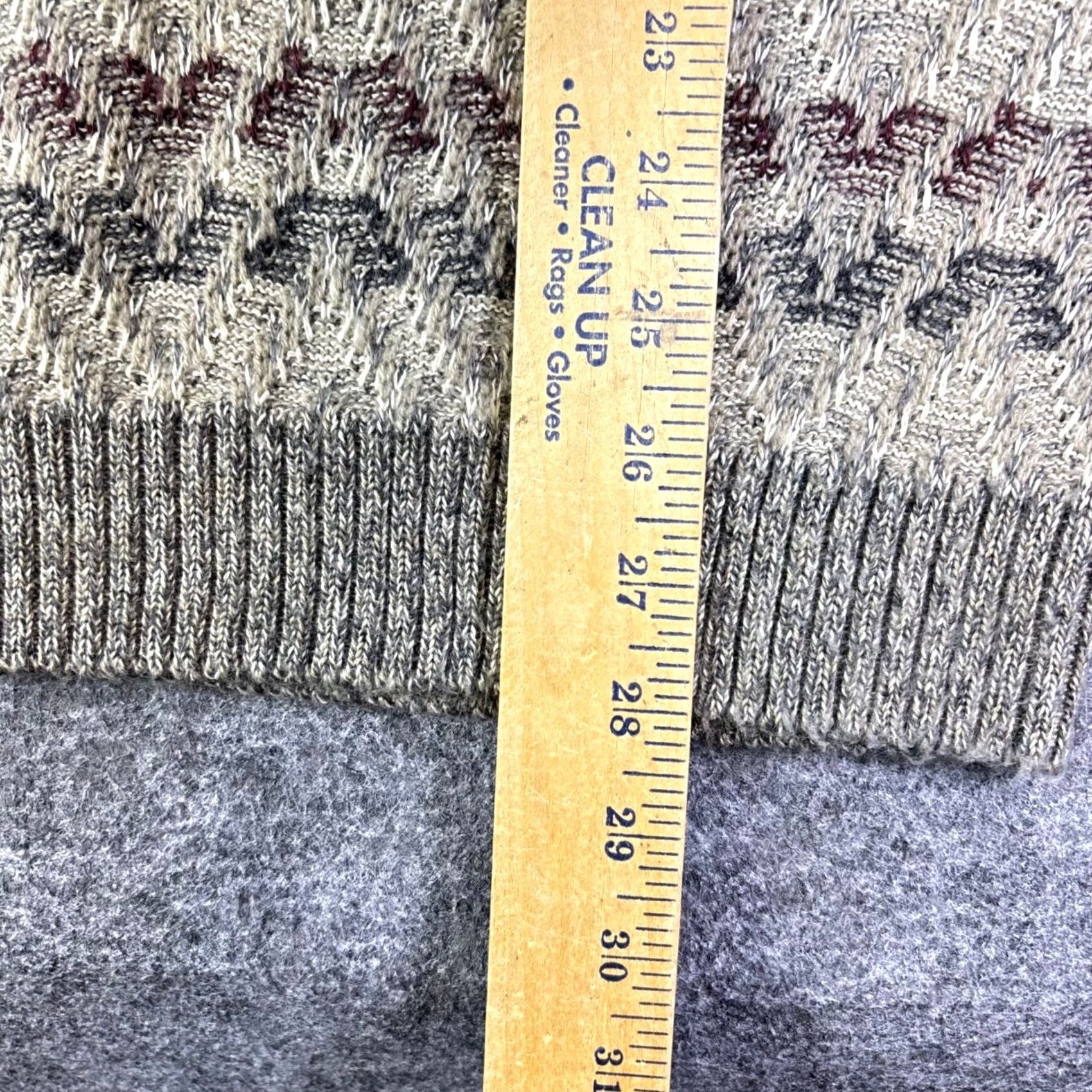 Vintage VINTAGE Munsingwear Mens Crewneck Sweater Gray Geometric Knit Pullover XL Size US XL / EU 56 / 4 - 6 Thumbnail