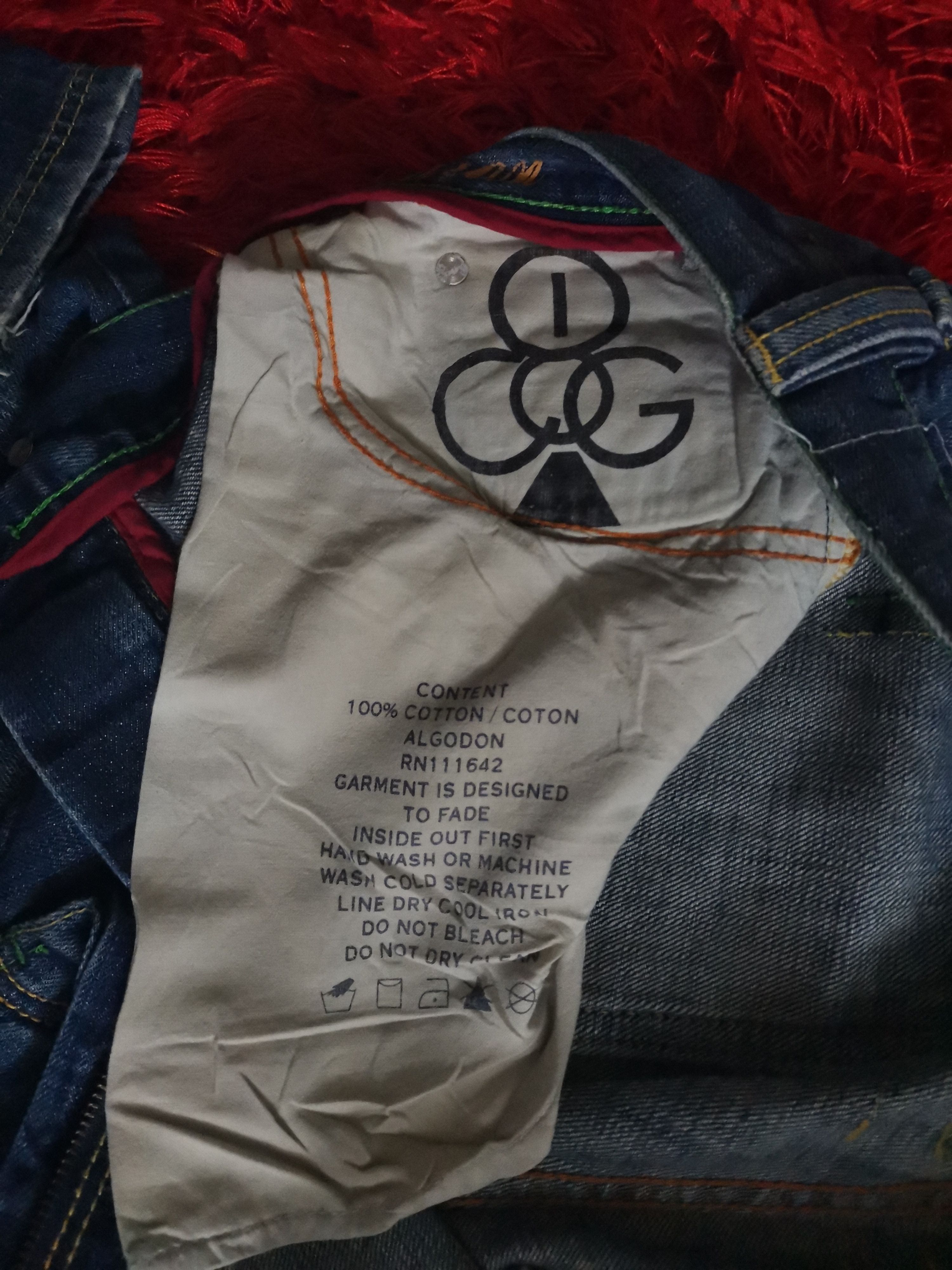 Coogi Coogi Y2k Coogi Jester Skater Cyber Grunge Baggy Jeans Size US 38 / EU 54 - 10 Thumbnail