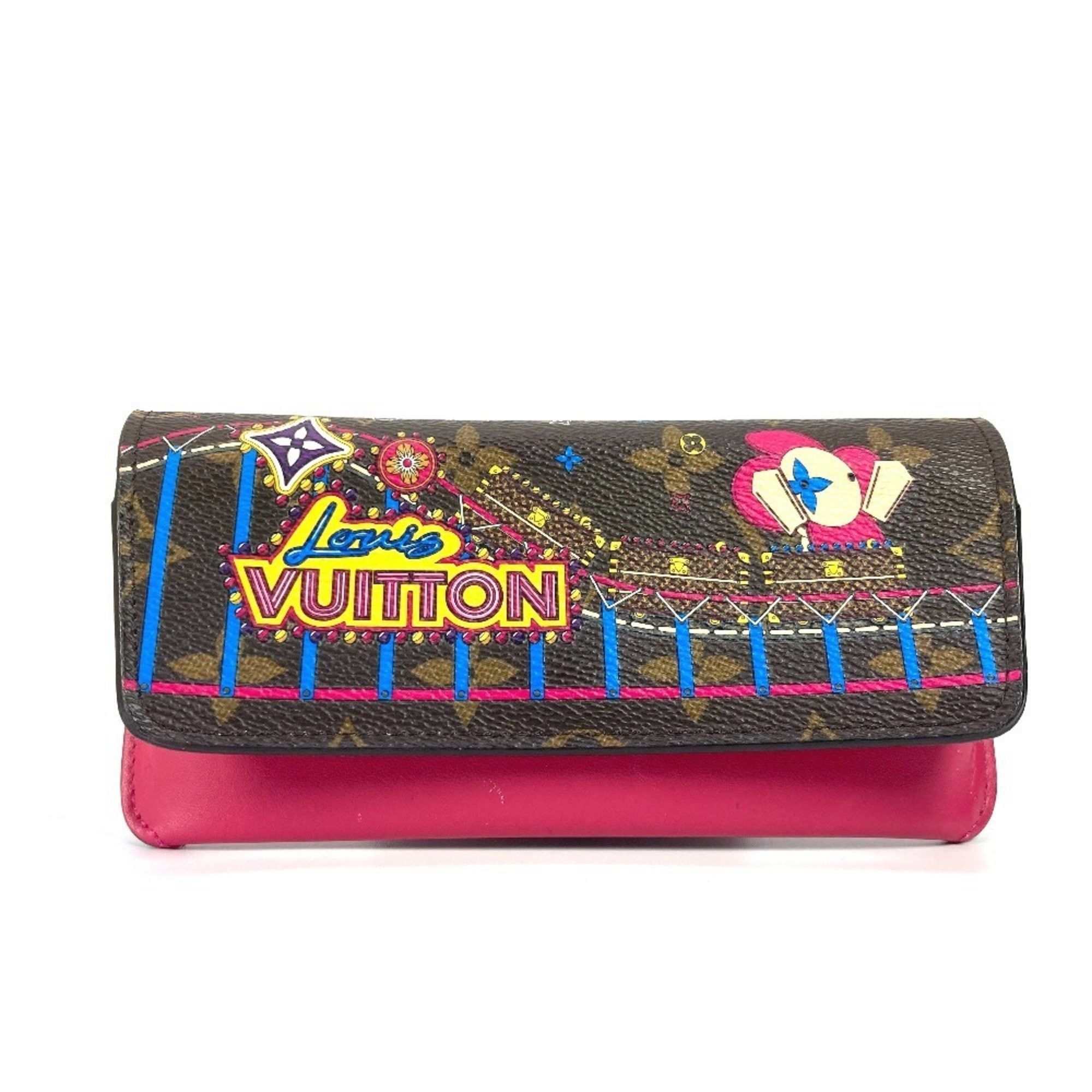 LOUIS VUITTON GI0538 Monogram Vivienne Etui Lunette Woody