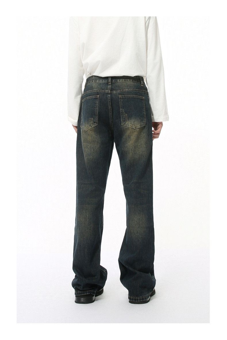 Vintage American-Style Distressed Casual Flared Jeans Size US 32 / EU 48 - 5 Thumbnail